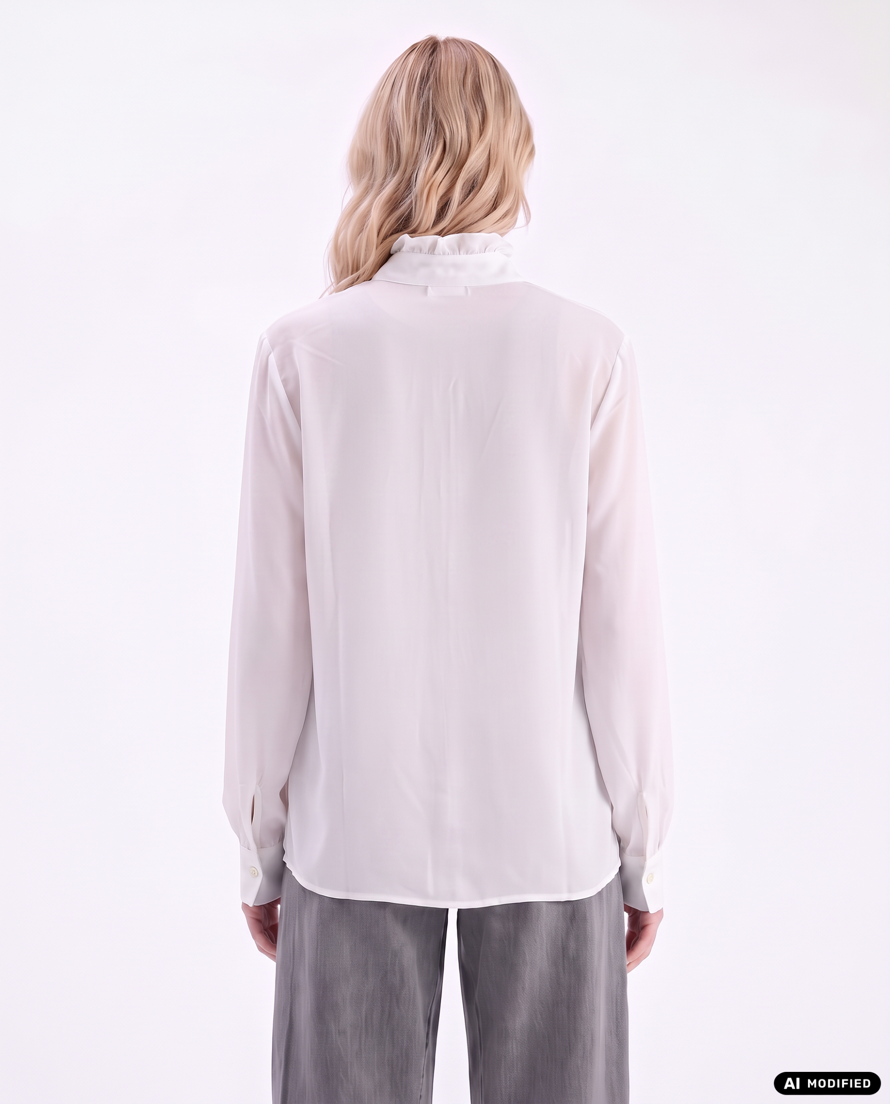 Bluse mit Volants