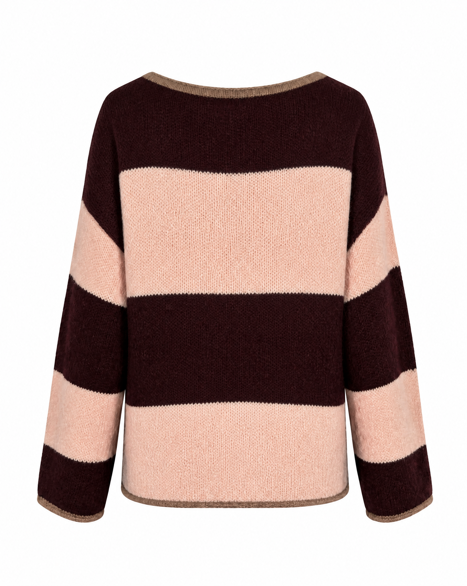 Strickpullover mit Streifen