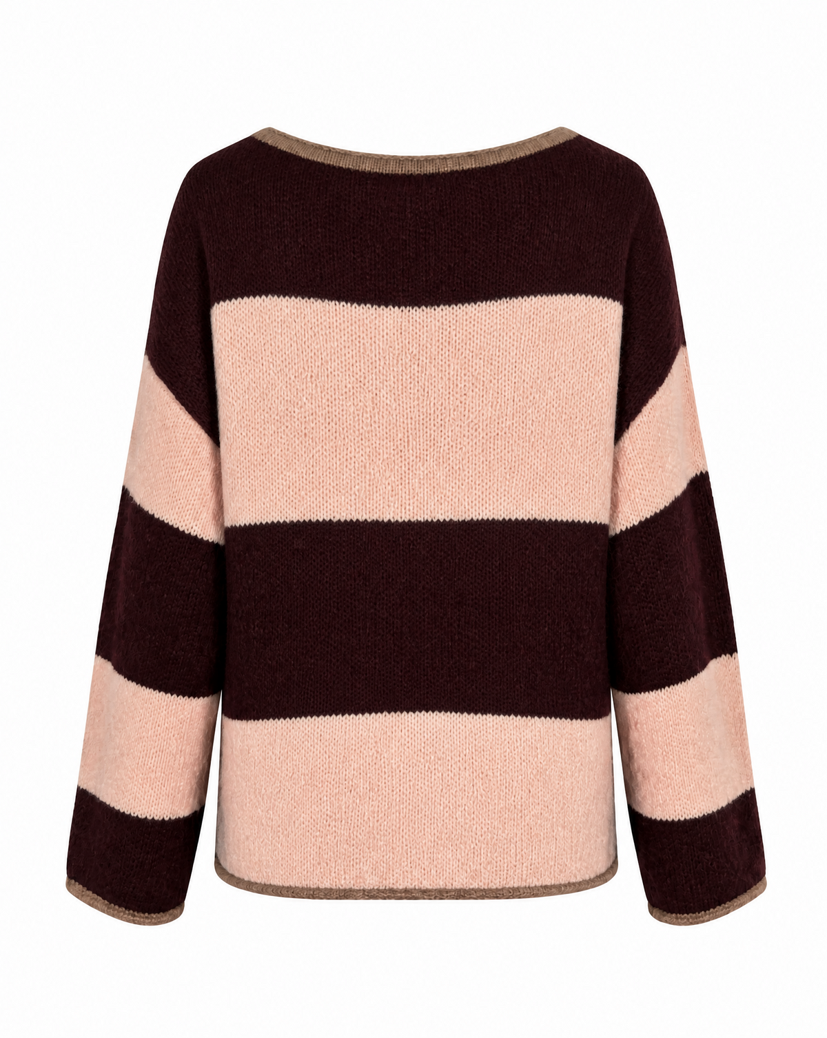 Strickpullover mit Streifen