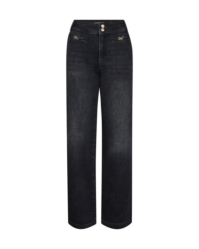 Mos Mosh Wide Leg Black