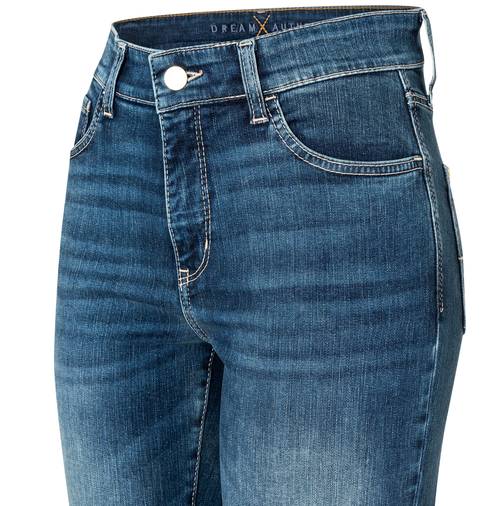 MAC Skinny Fit Medium Blue Basic Wash