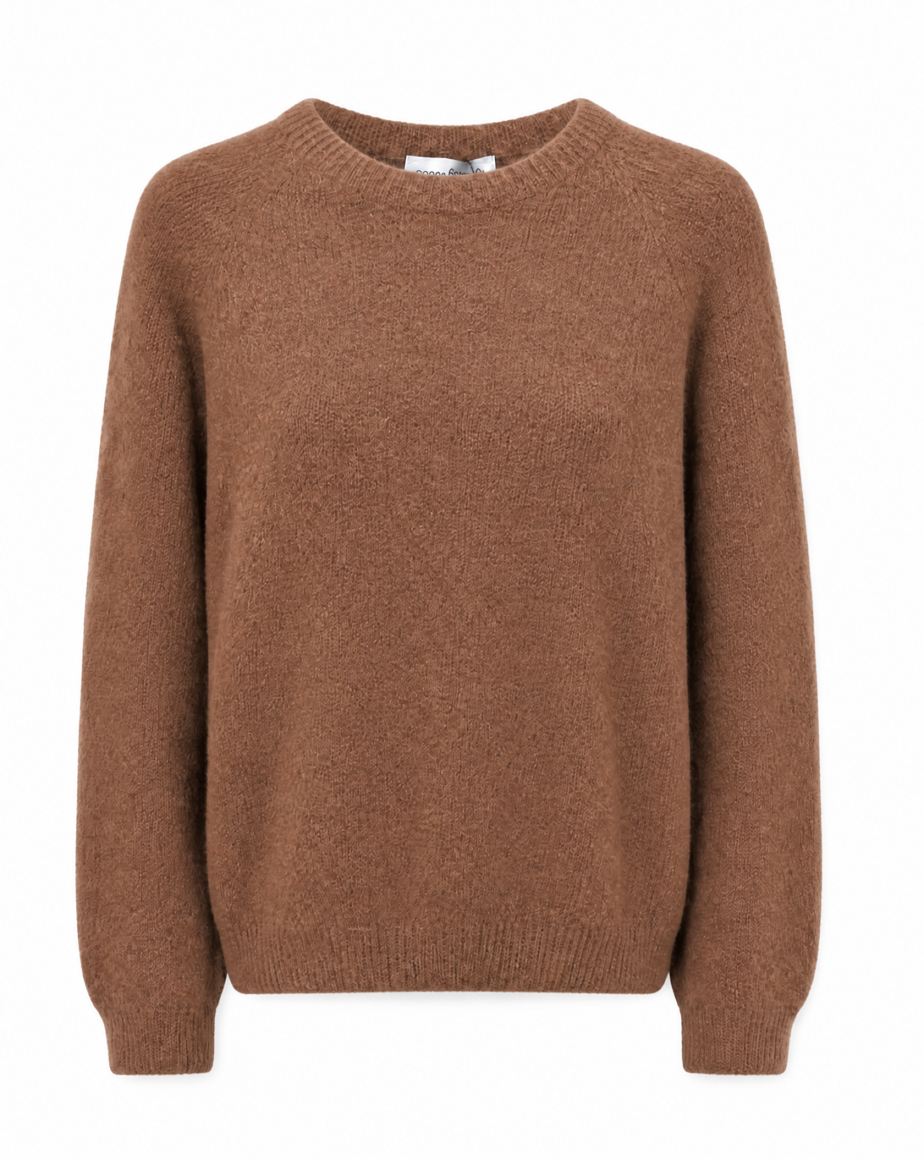 Strickpullover mit Rundhalsausschnitt