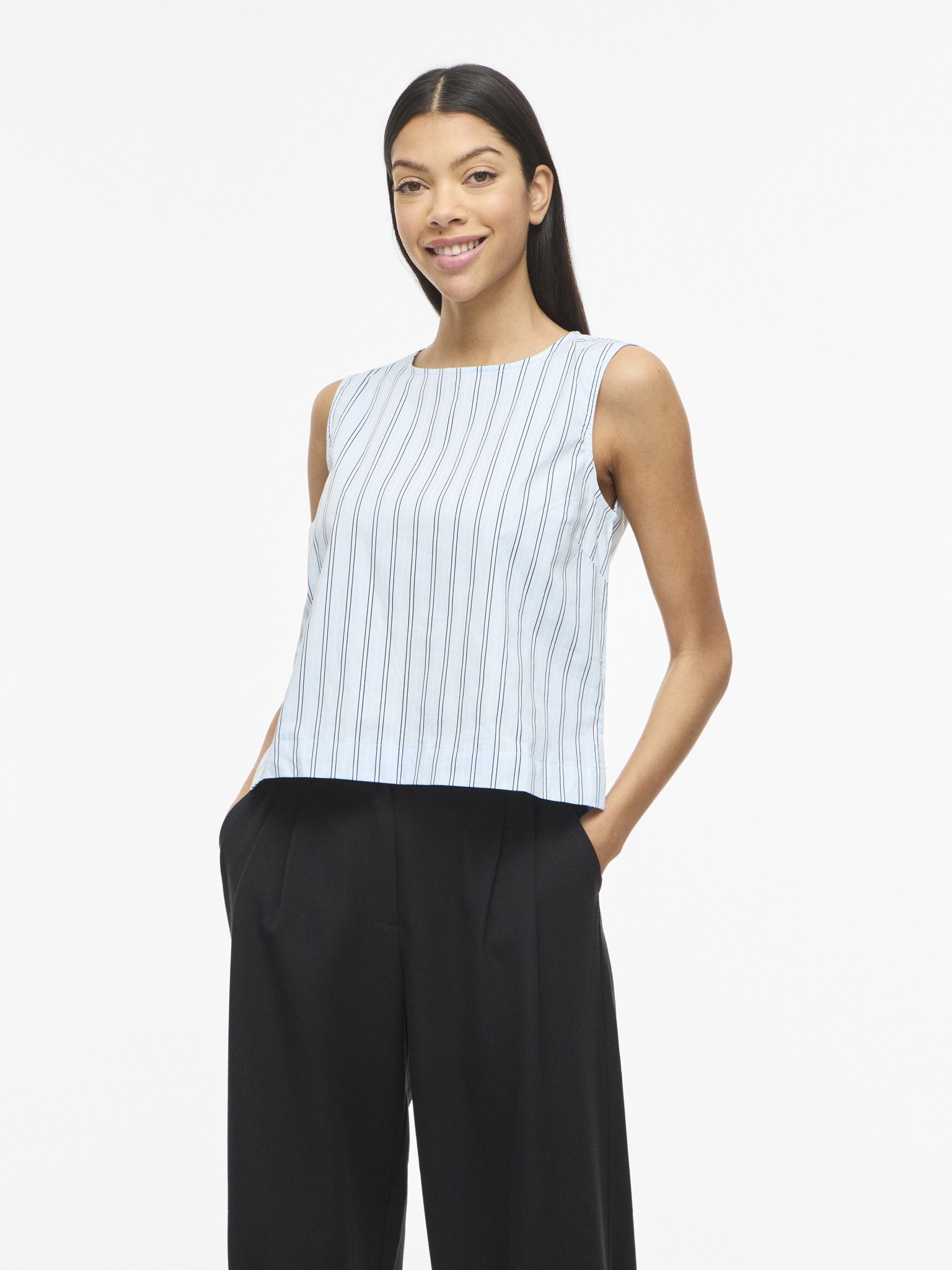 VILA Tops Nantucket Breeze/Melange