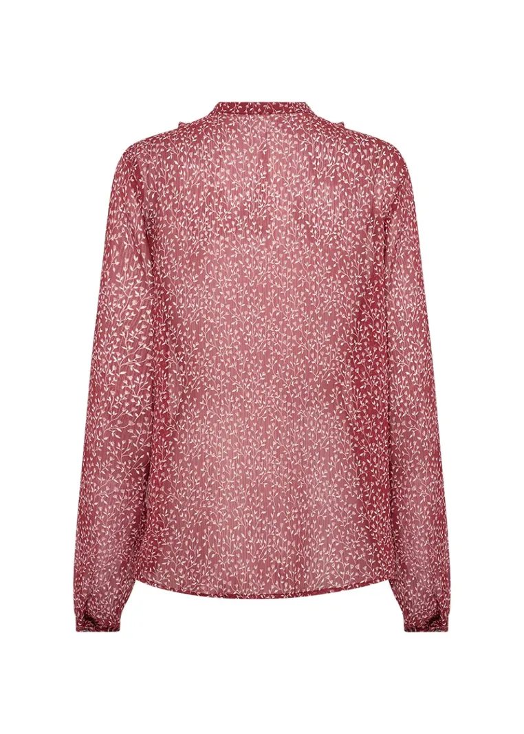 Soyaconcept Blusen Dk. Red Combi
