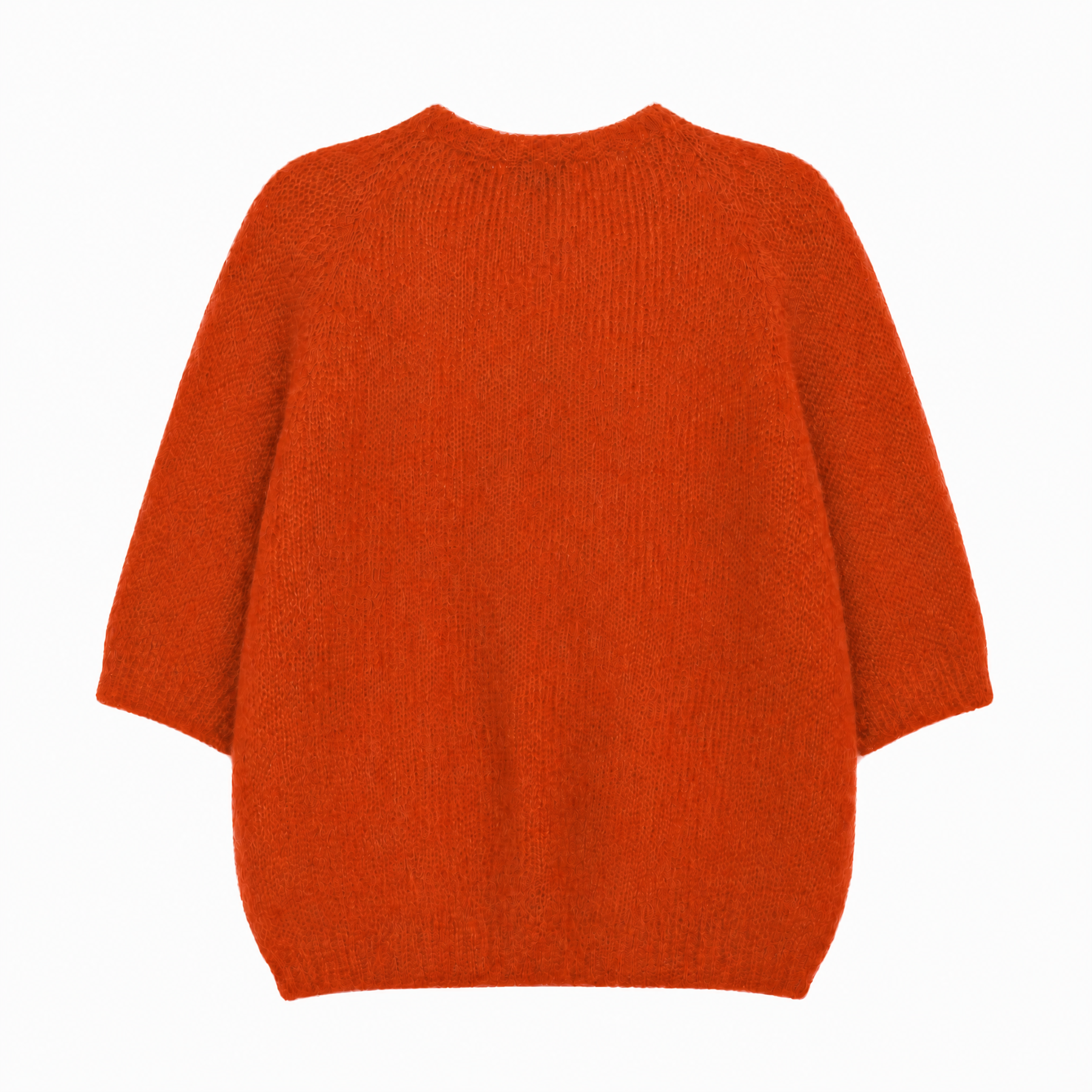Strickpullover mit Kurzarm