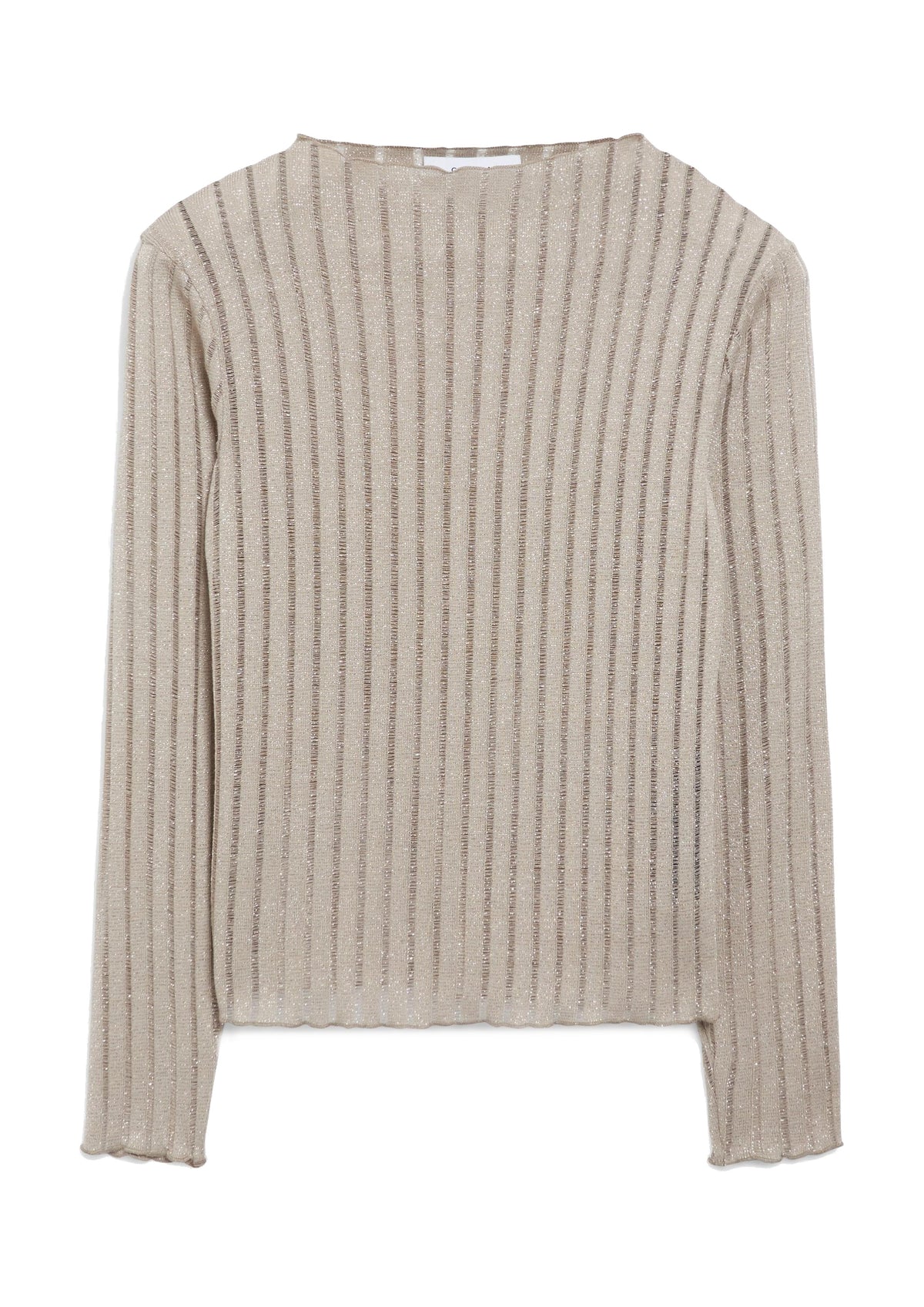 Longsleeve mit Glitzergarn