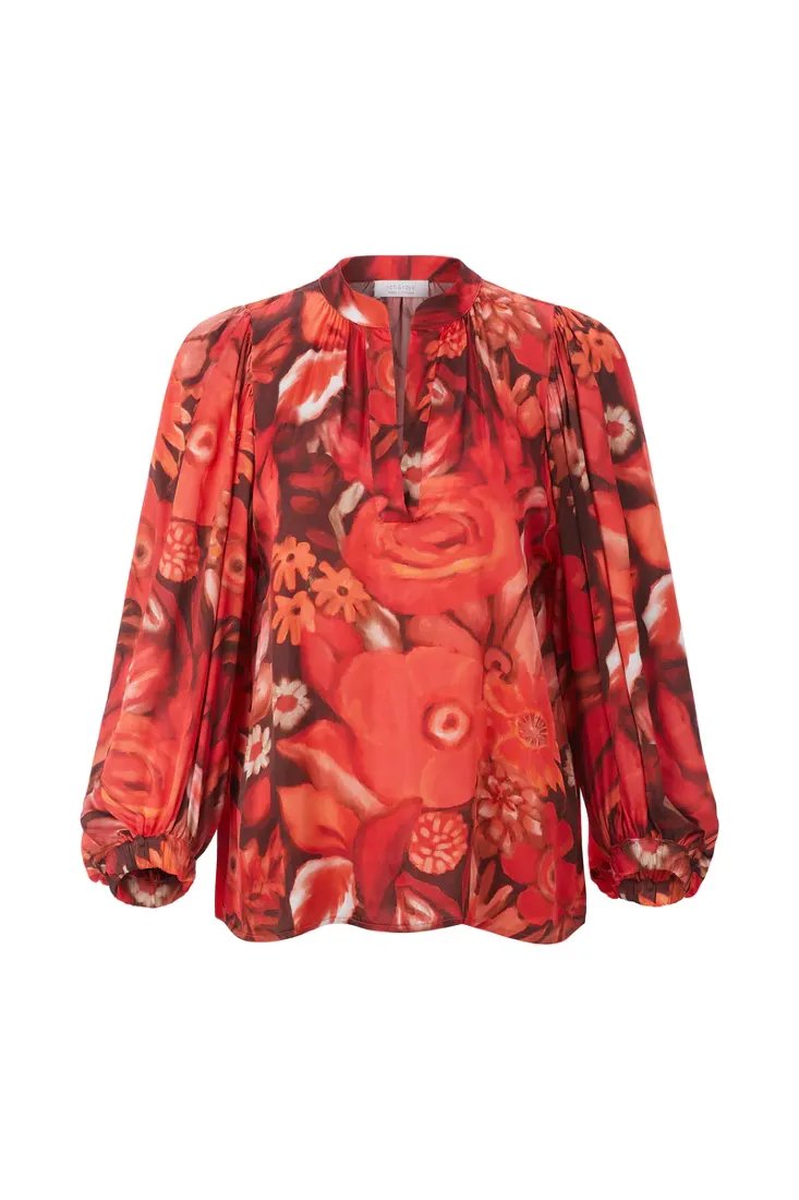 Rich & Royal Blusen Holiday Red