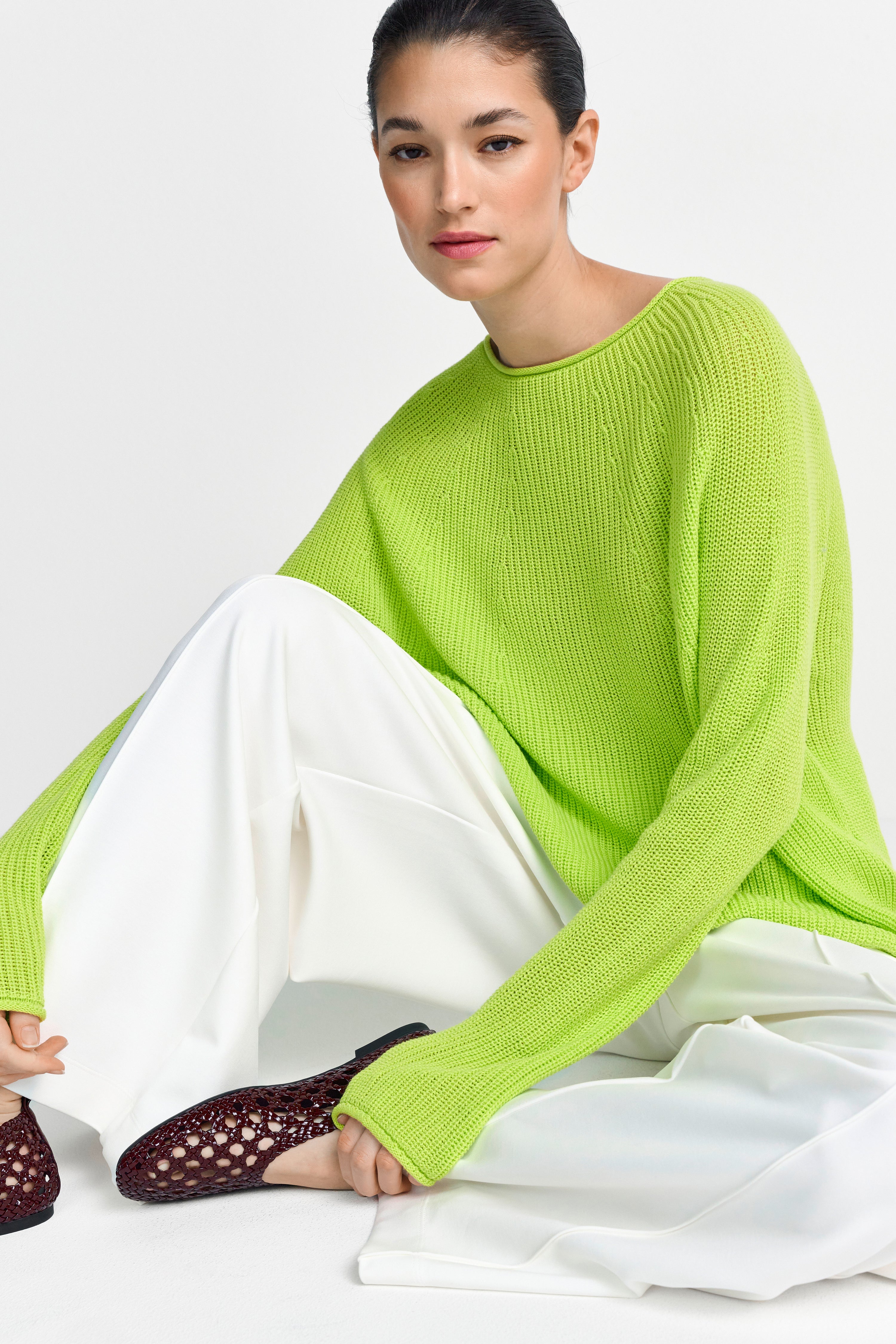 Rich & Royal Strickpullover Urban Lime