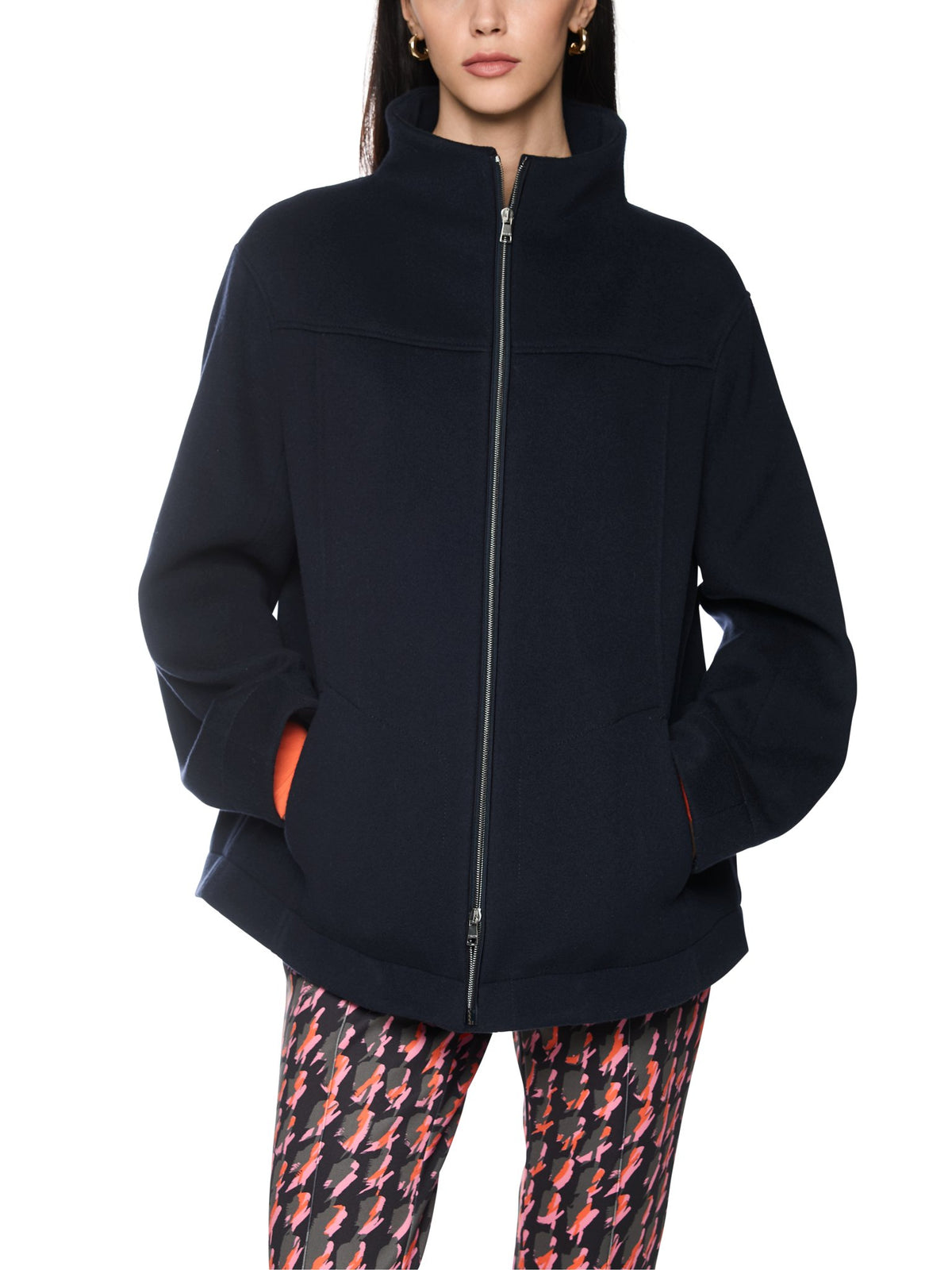 Schurwolljacke mit Kaschmir