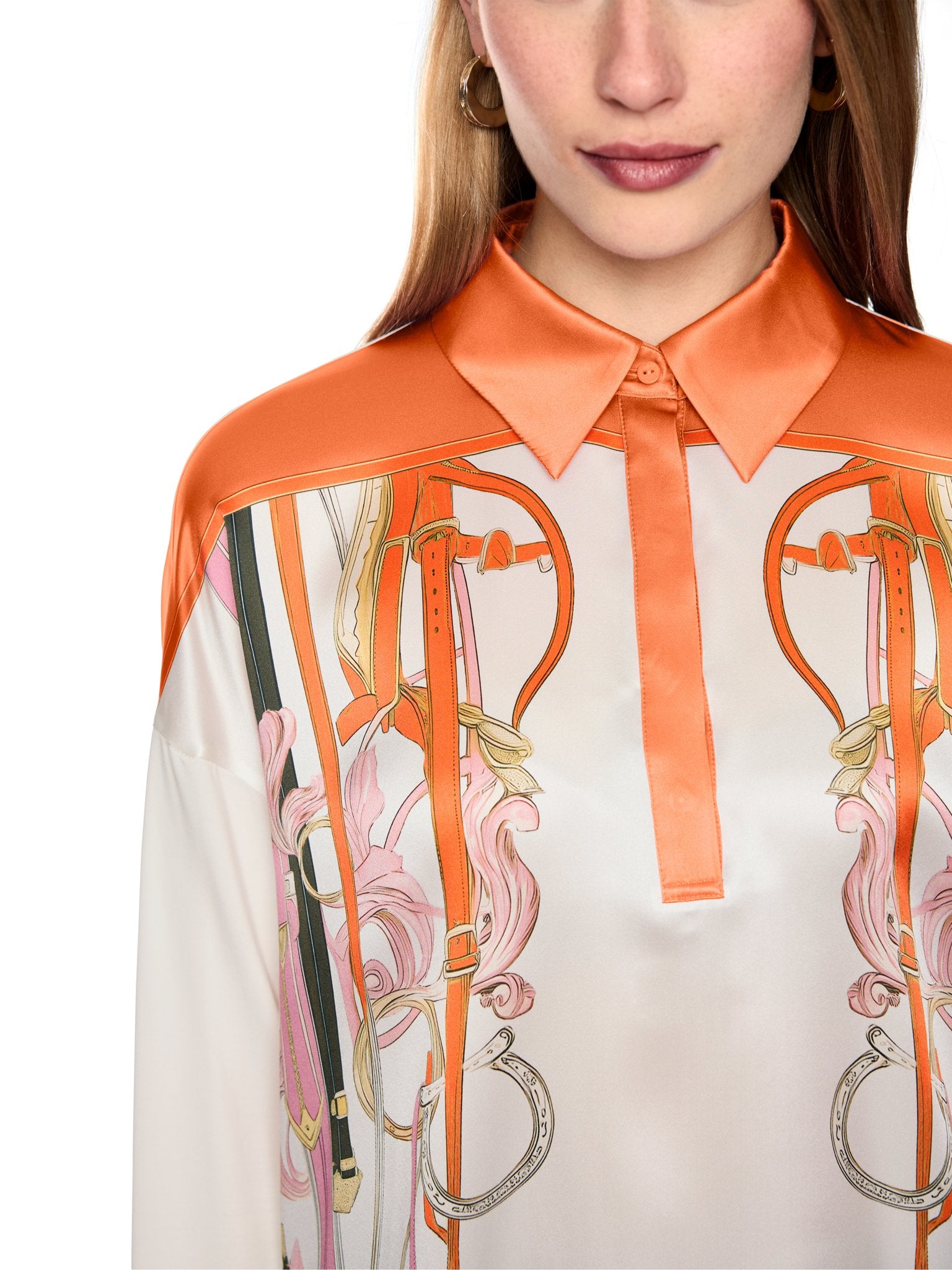 Blusenshirt mit Seide
