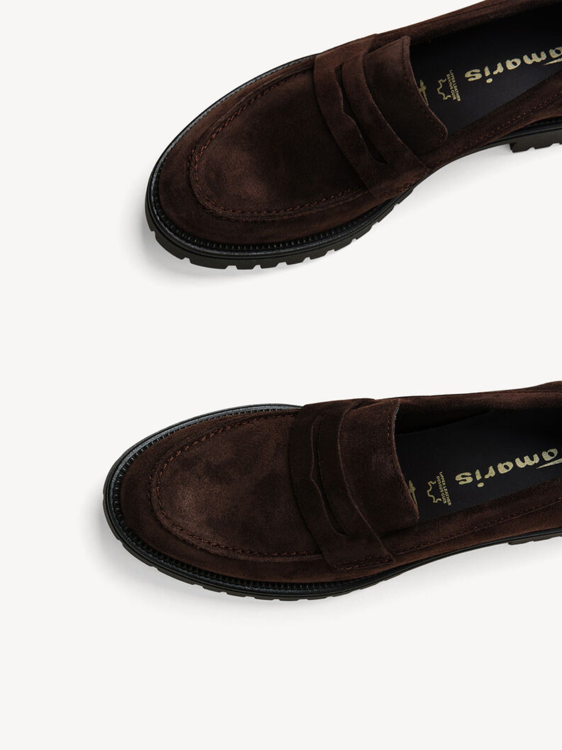 Loafer aus Veloursleder