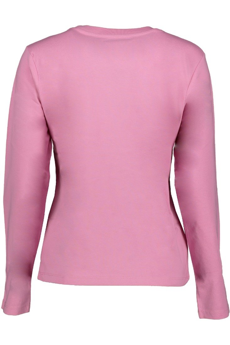 be famous Longsleeve Bubble Pink - White Electric