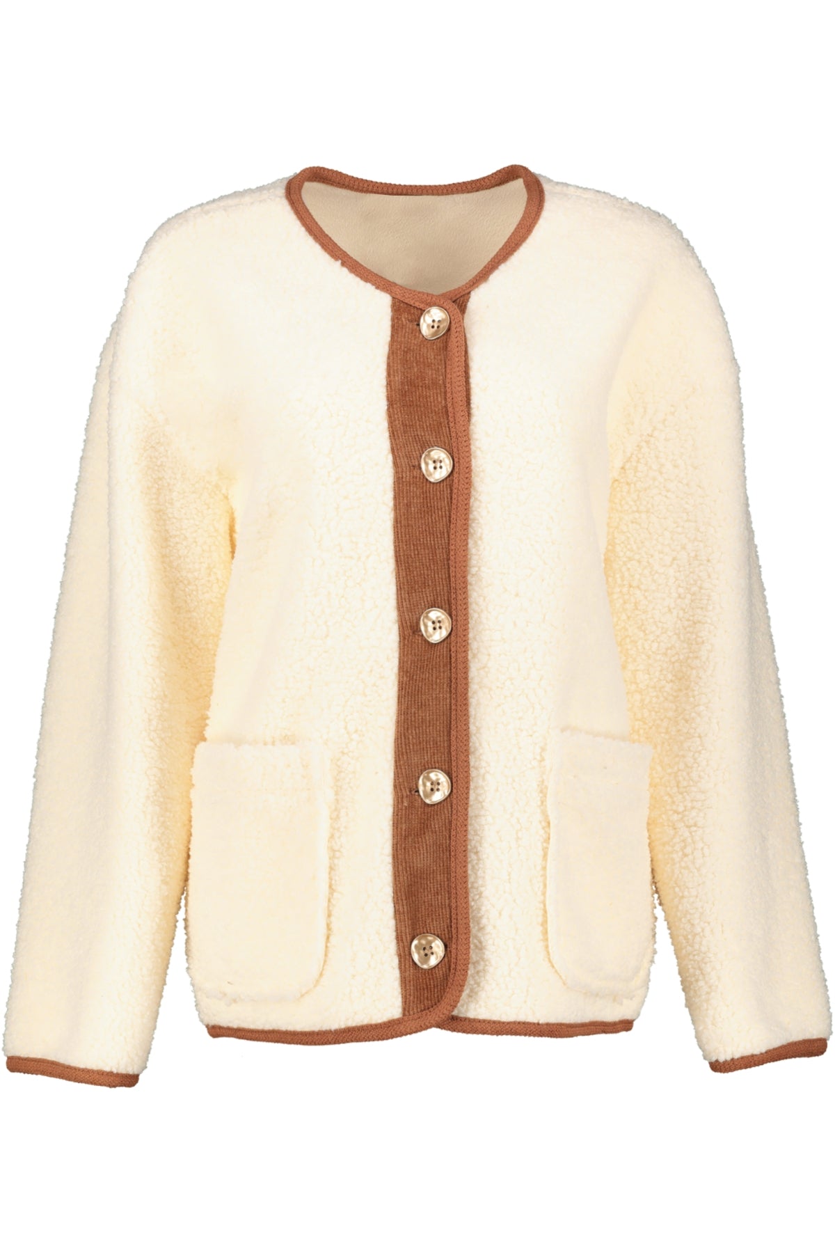 Goose Flash Teddyjacken Beige