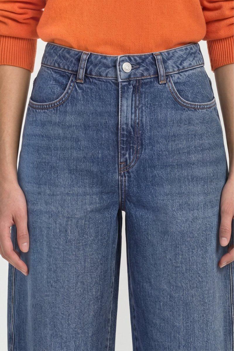 Barrel-Baumwolljeans
