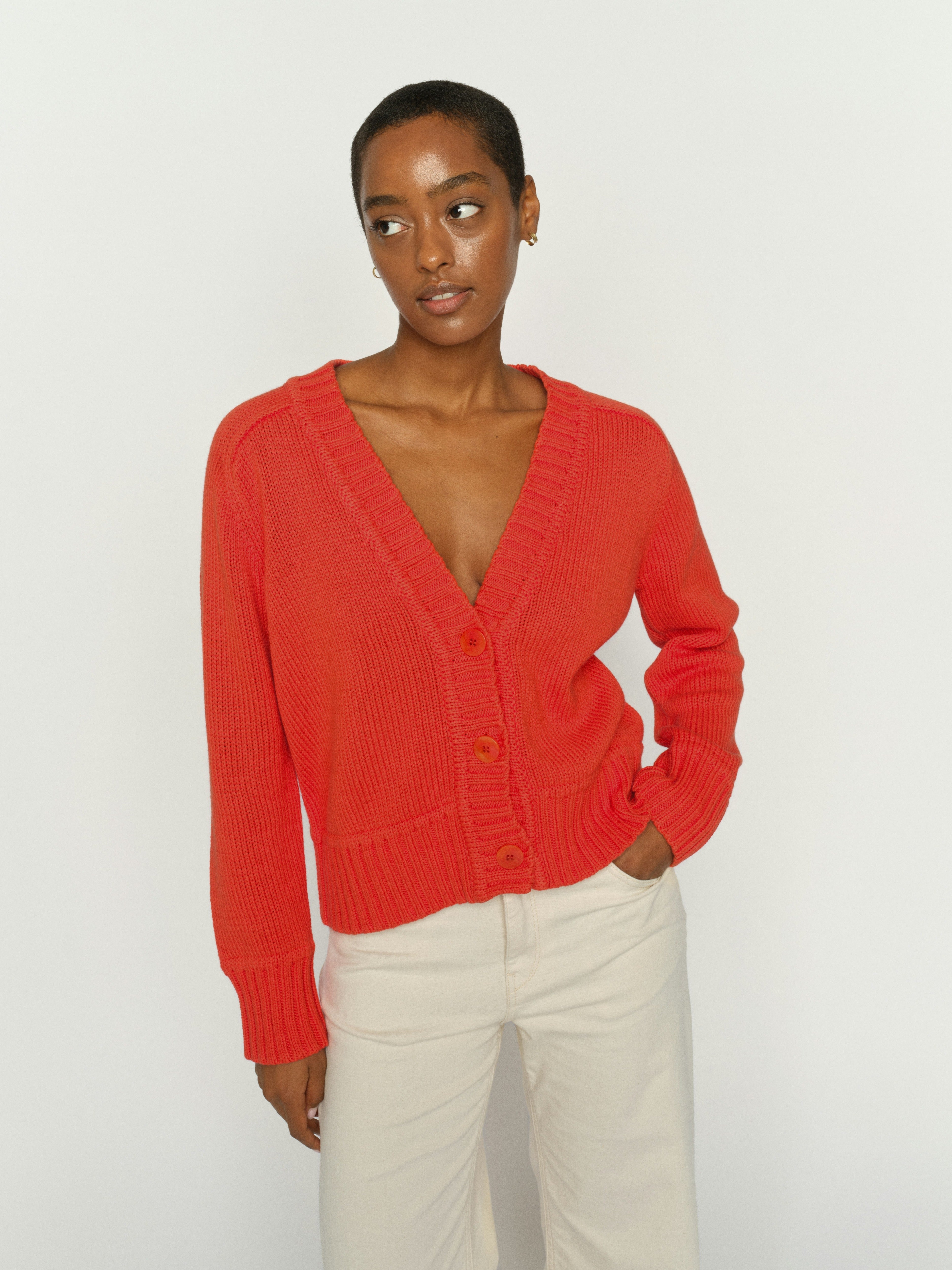 Mos Mosh Strickjacken Spicy Orange