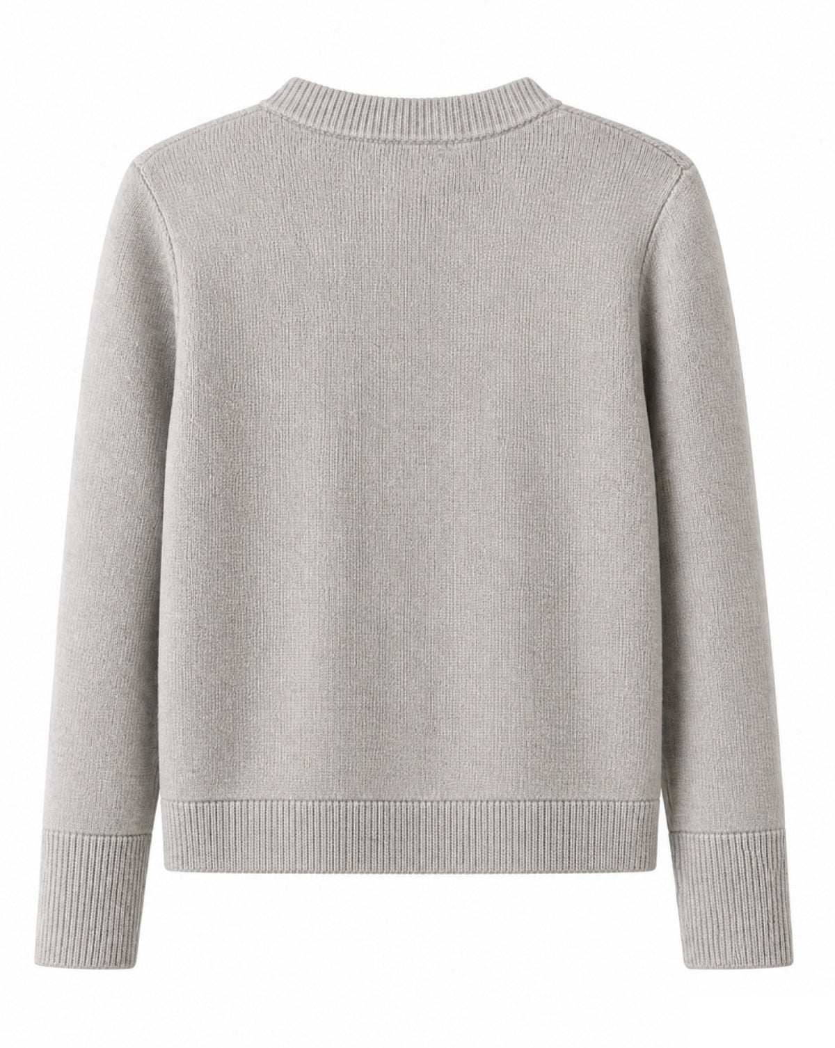 Strickjacke mit Rundhalsausschnitt