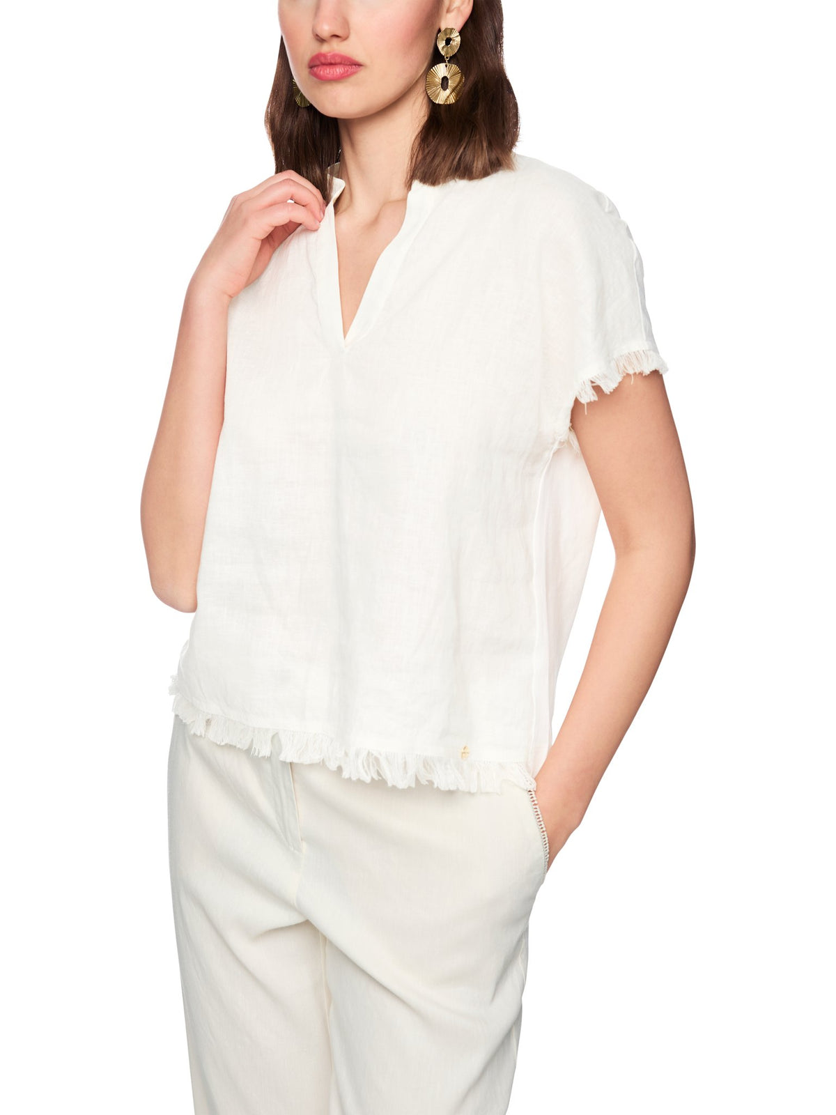 MarcCain Collections Blusen Bright Ecru