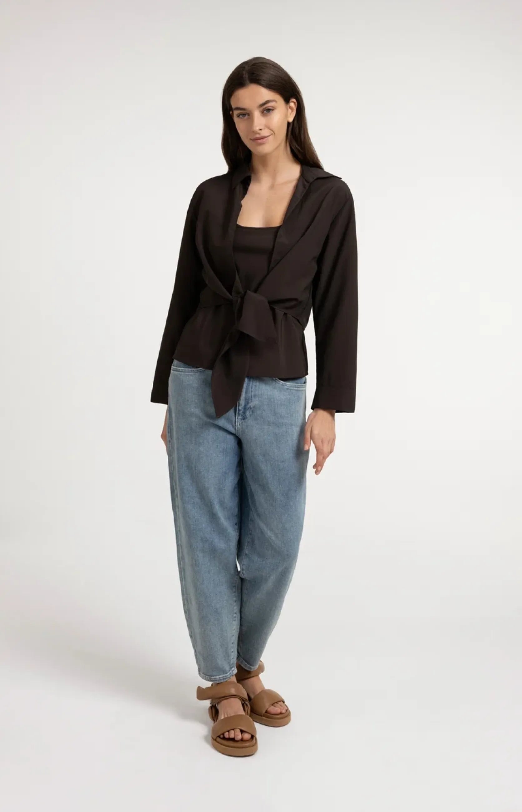 Denimhose mit lockerer Passform