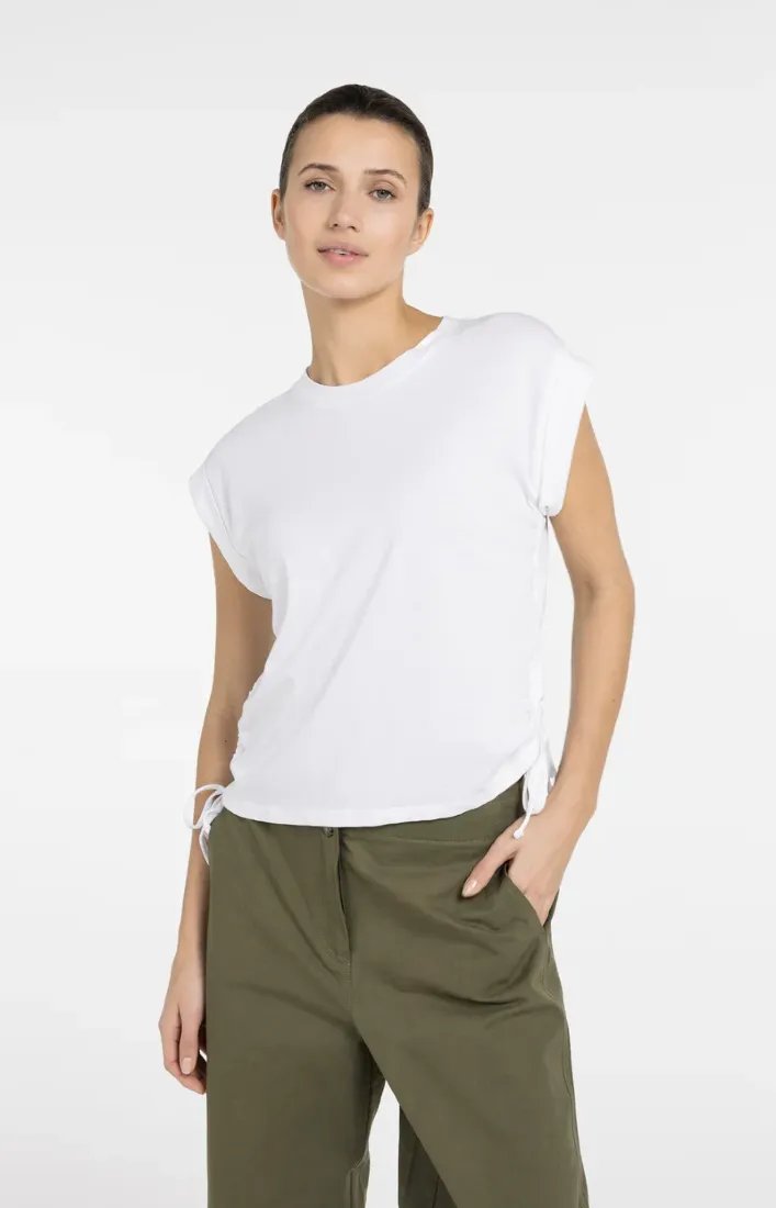 T-Shirt mit Kordelzügen
