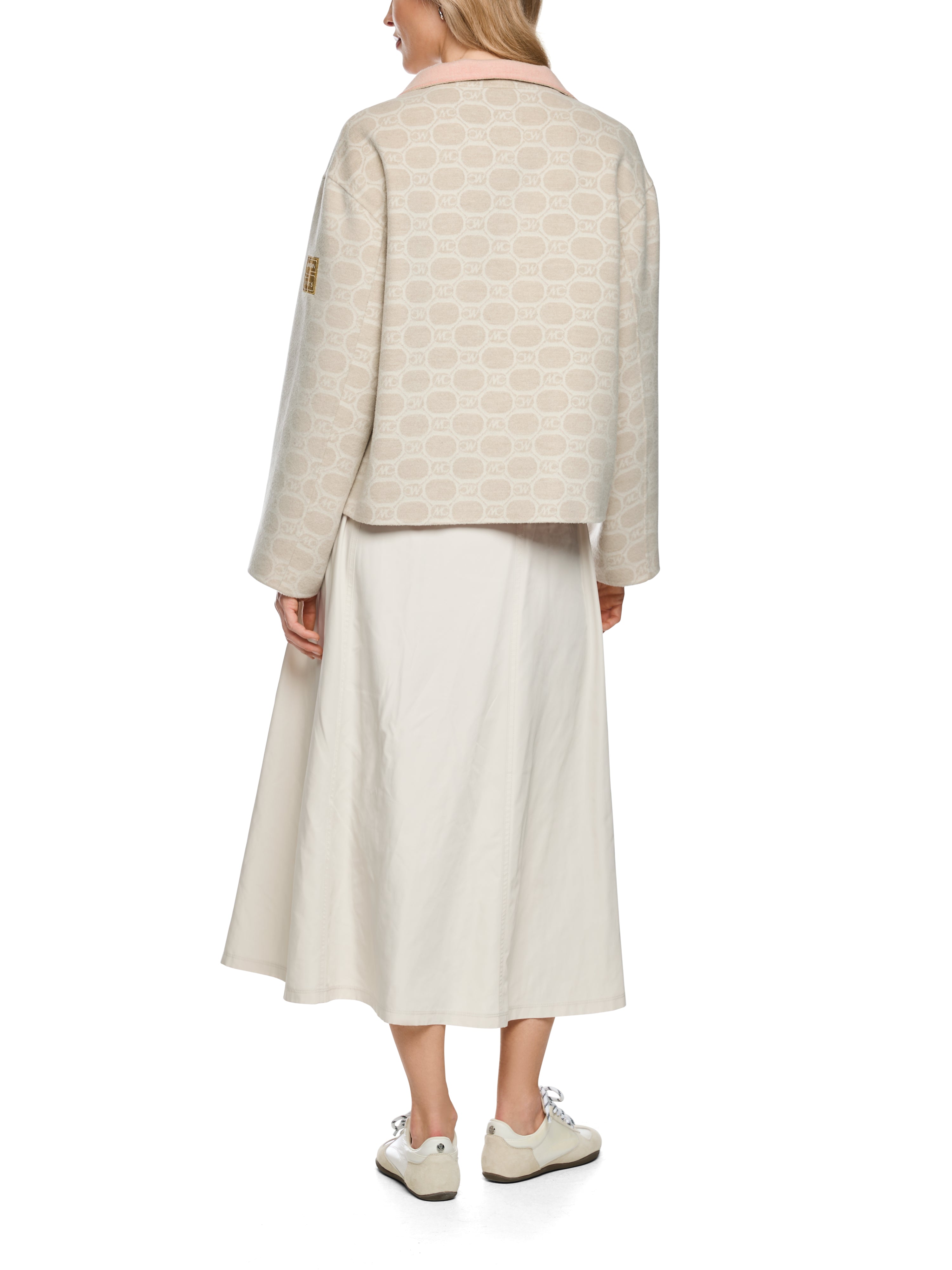 Wendejacke mit Chain-Logo-Print