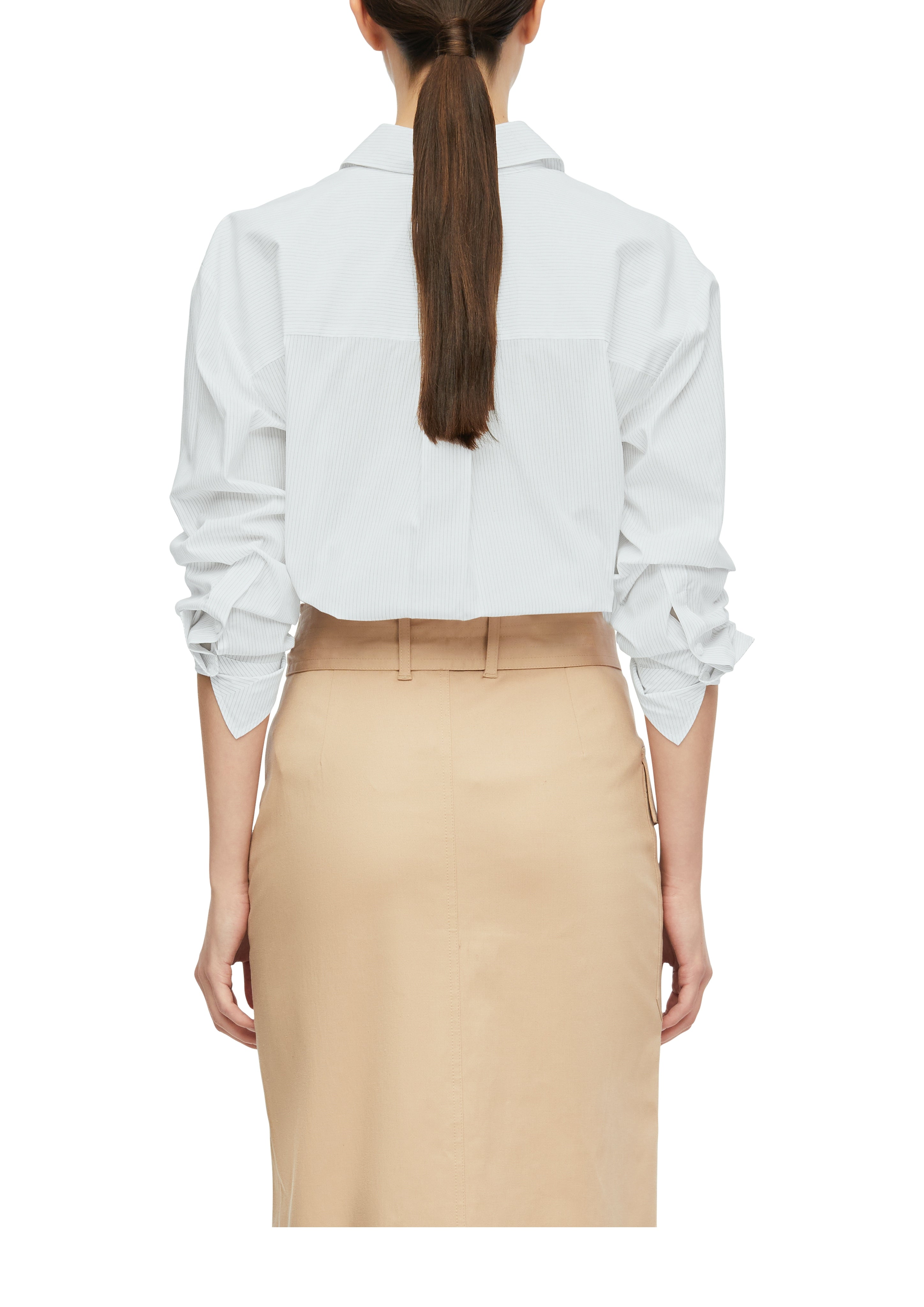 Bluse mit Nadelstreifen