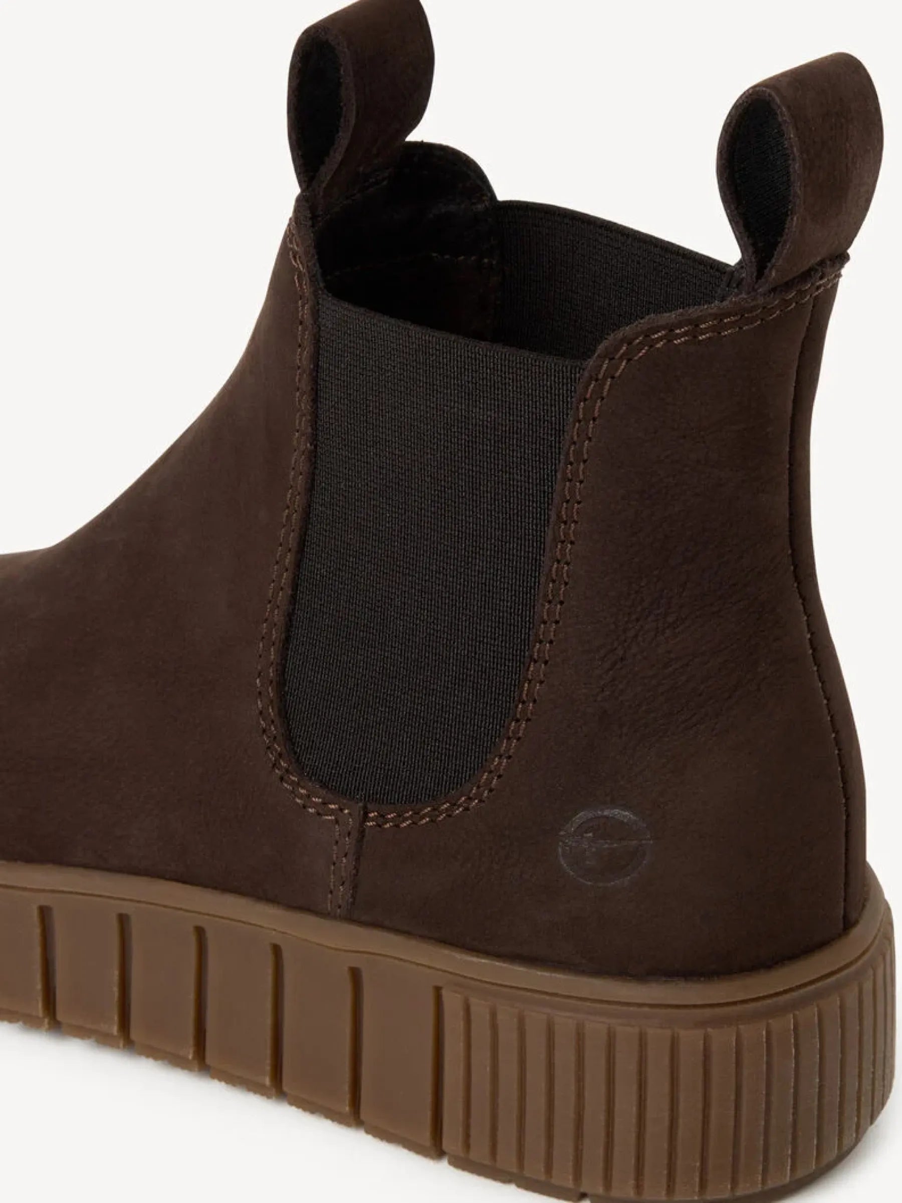 Boots aus Veloursleder