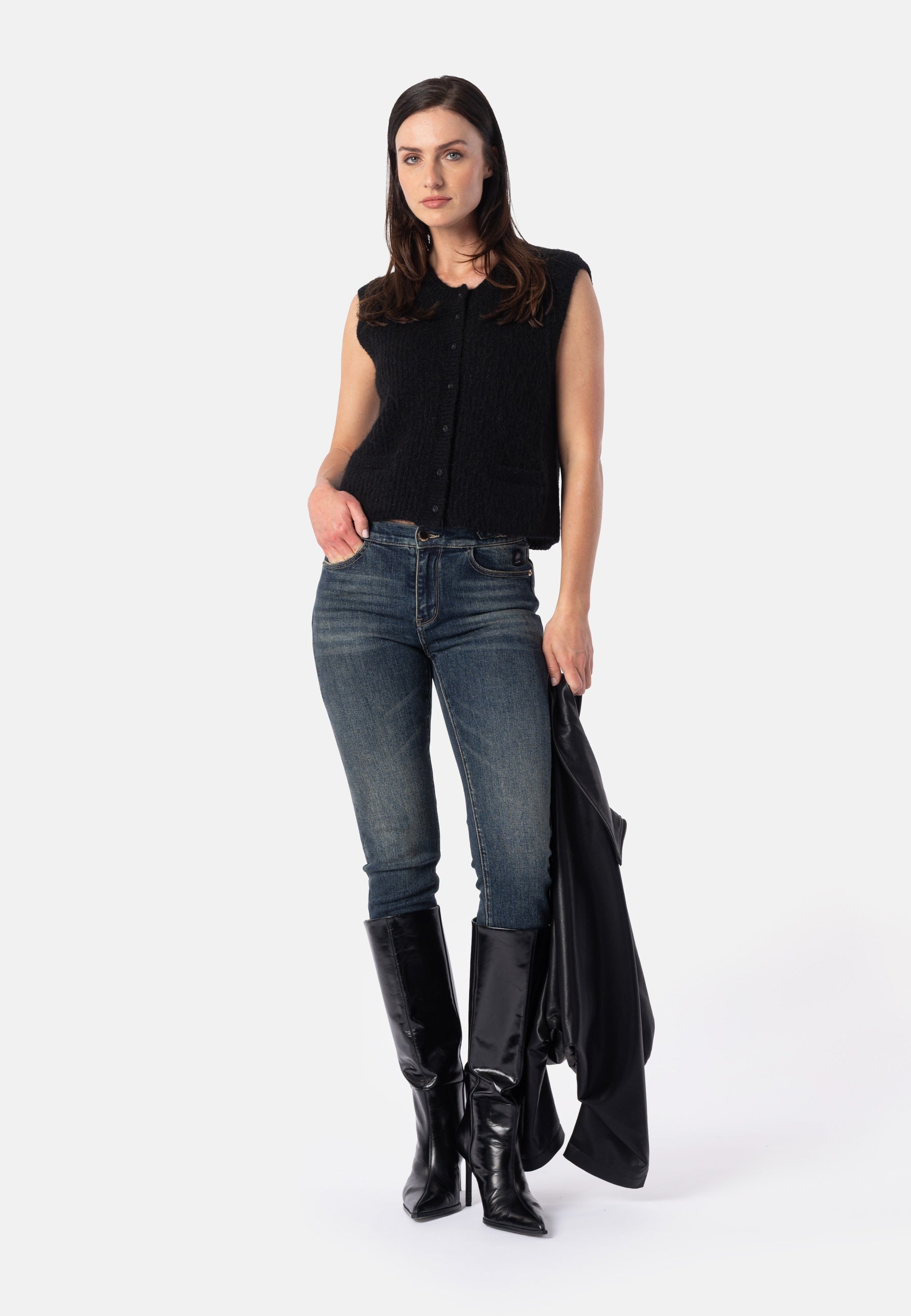 Jeanshose MANOU Gold