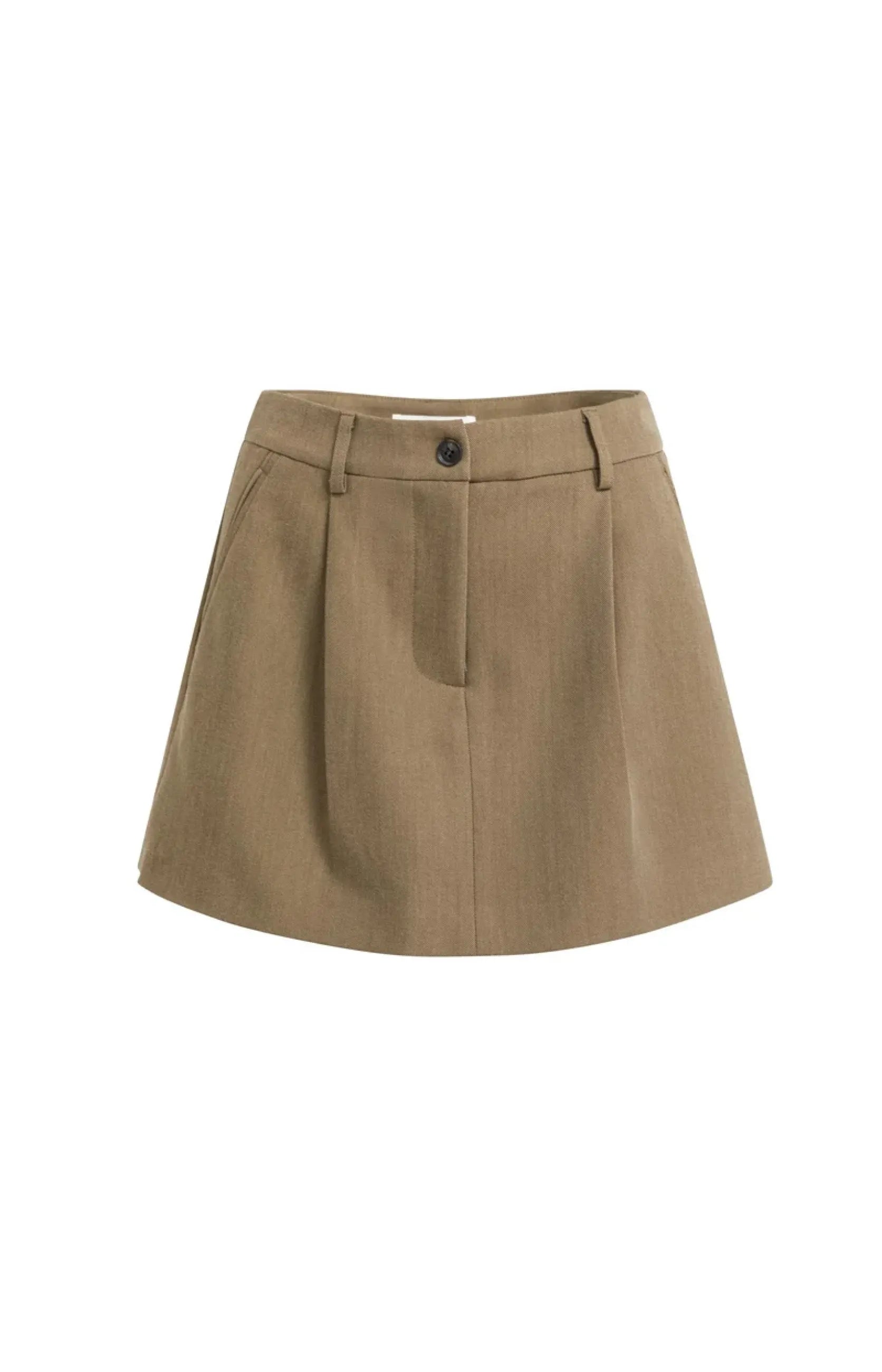Mini-Skort mit Bundfalten