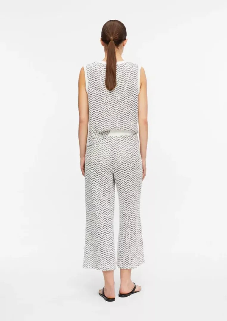 Hose mit Strickmuster