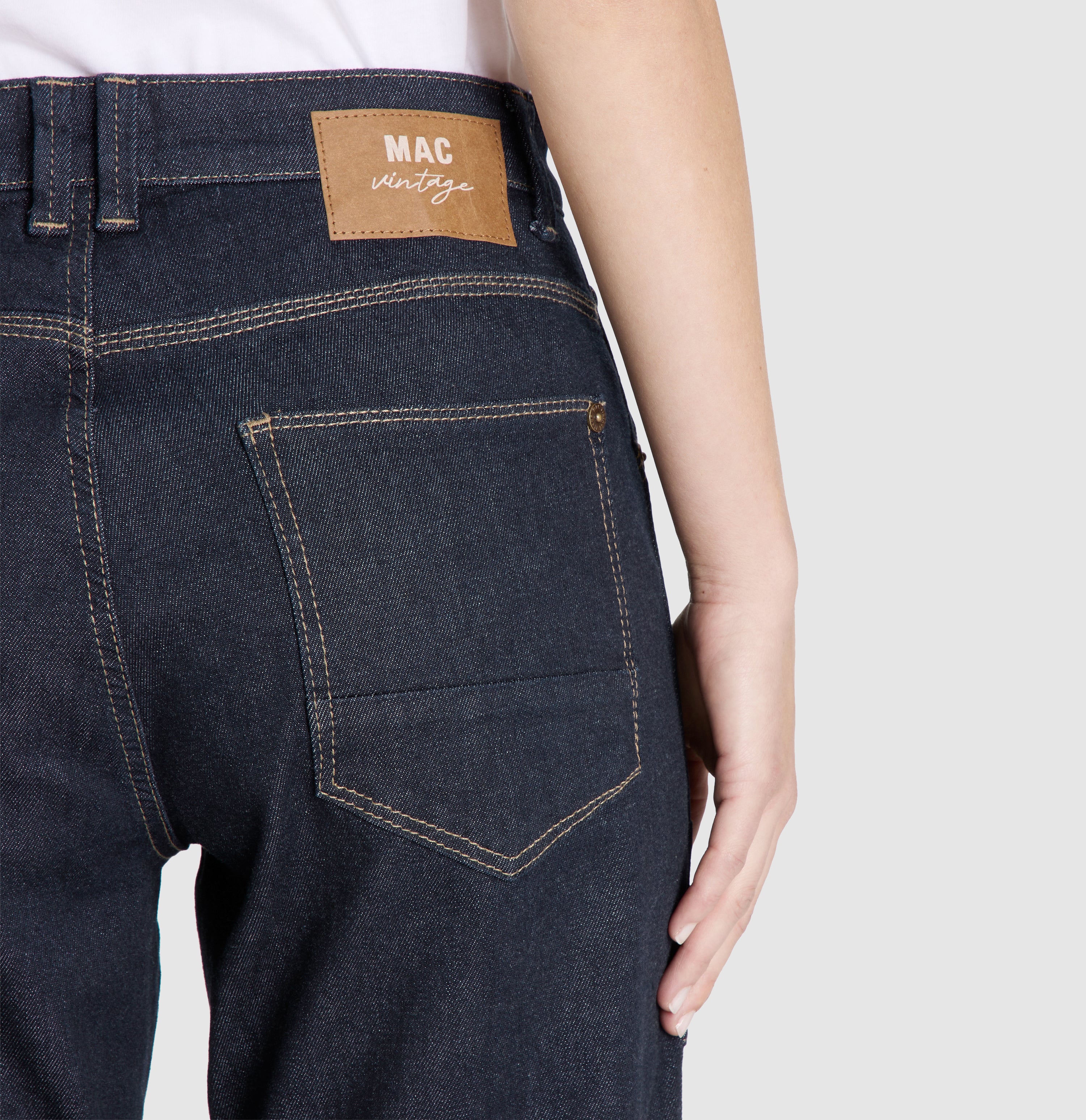 MAC Wide Leg Fashion Rinsed