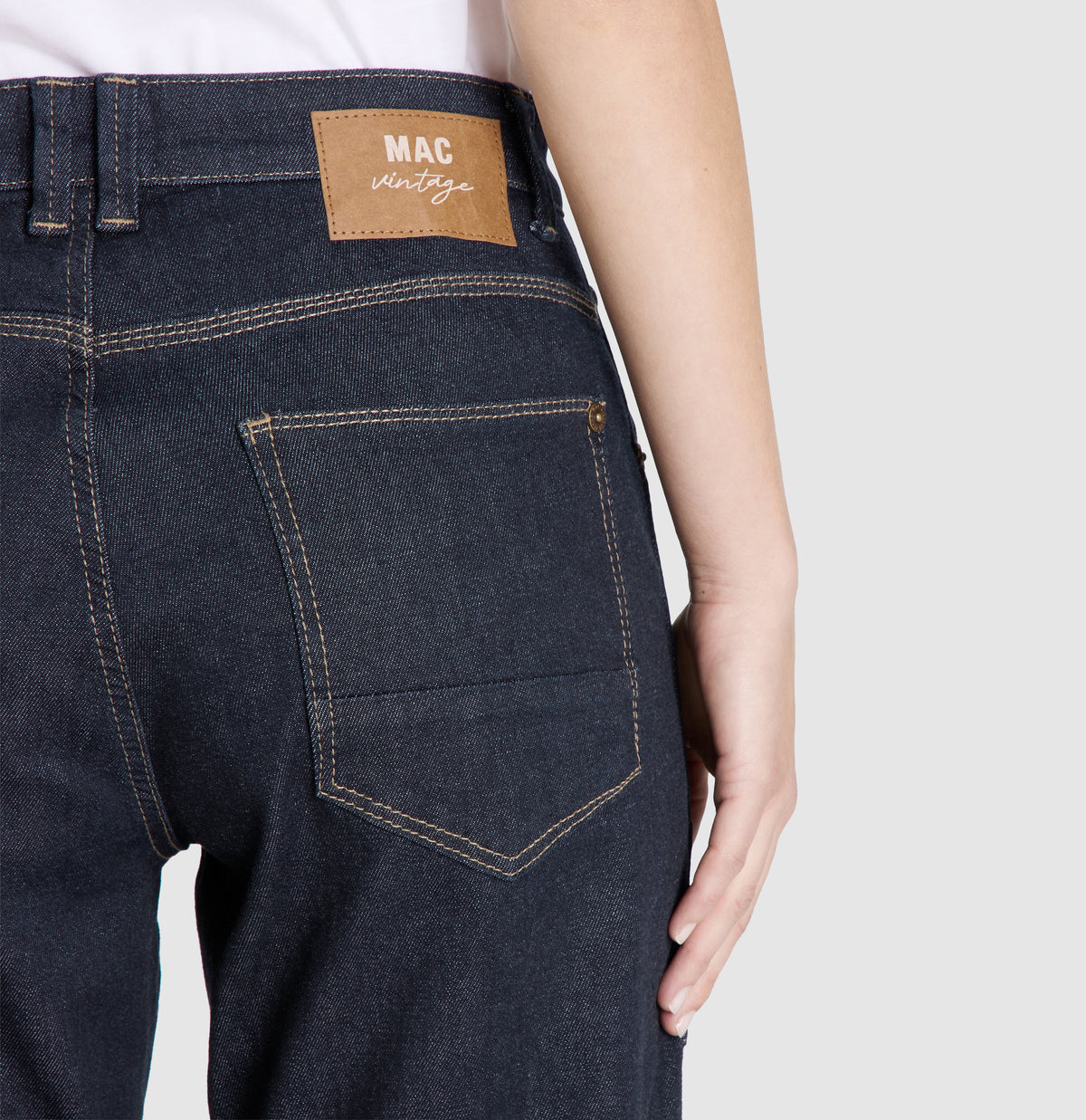 MAC Wide Leg Fashion Rinsed