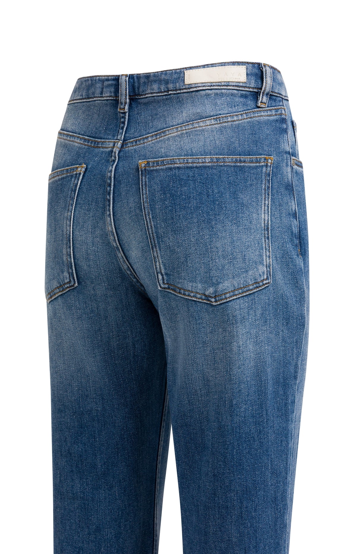 Slim Fit-Jeans mit geradem Bein