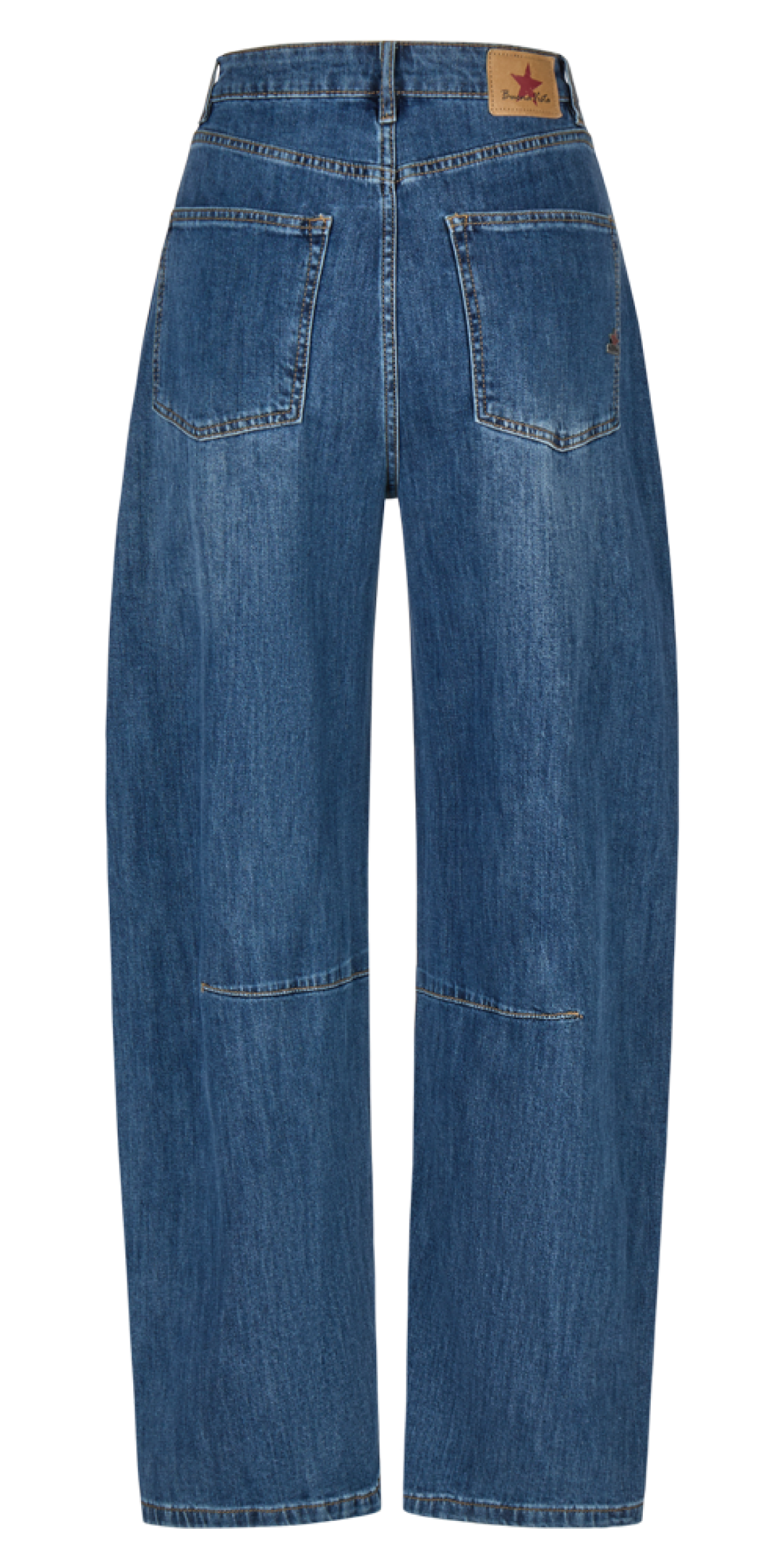 Jeanshose Relaxed Barrel Stretch Denim