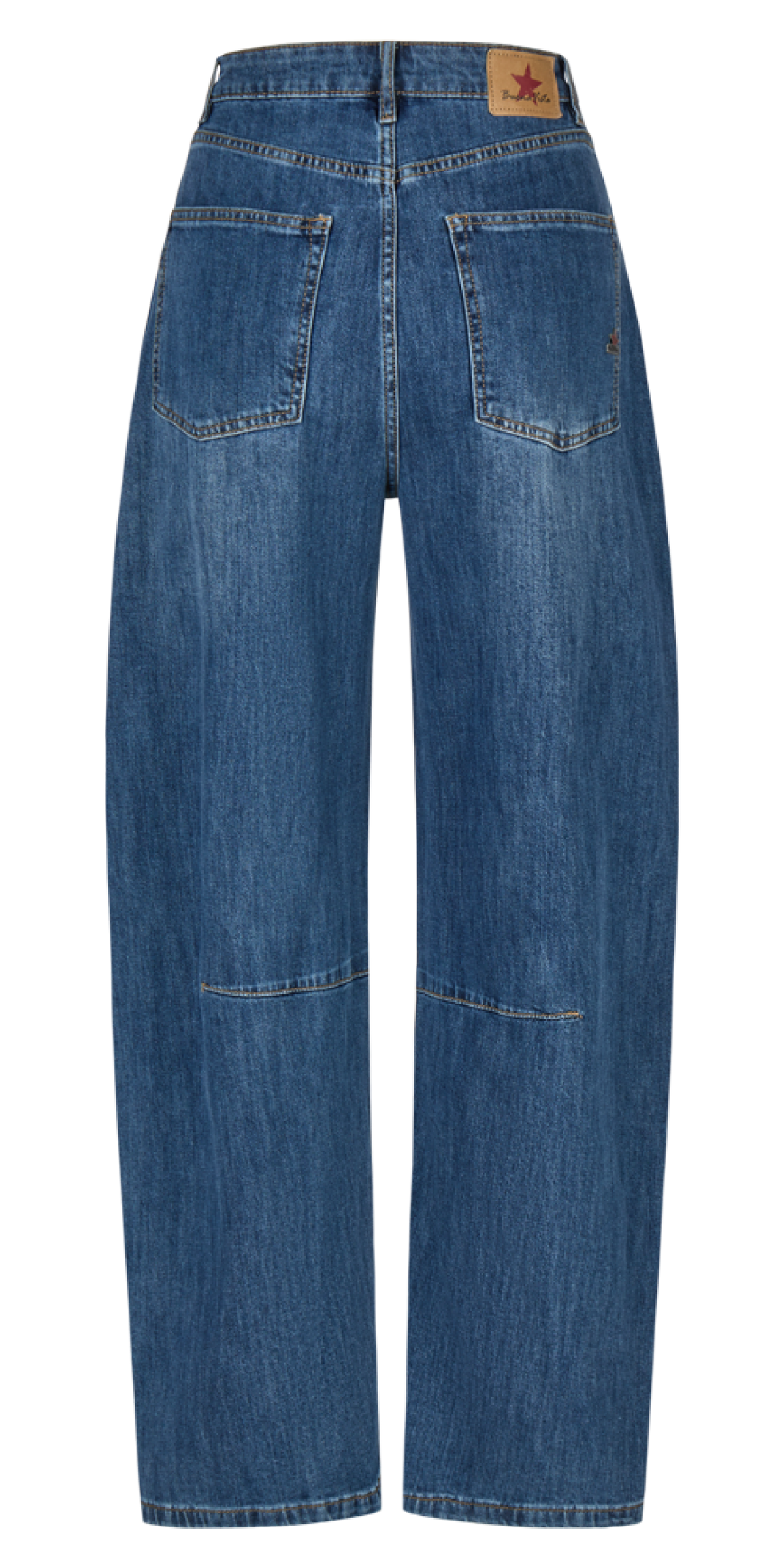 Jeanshose Relaxed Barrel Stretch Denim