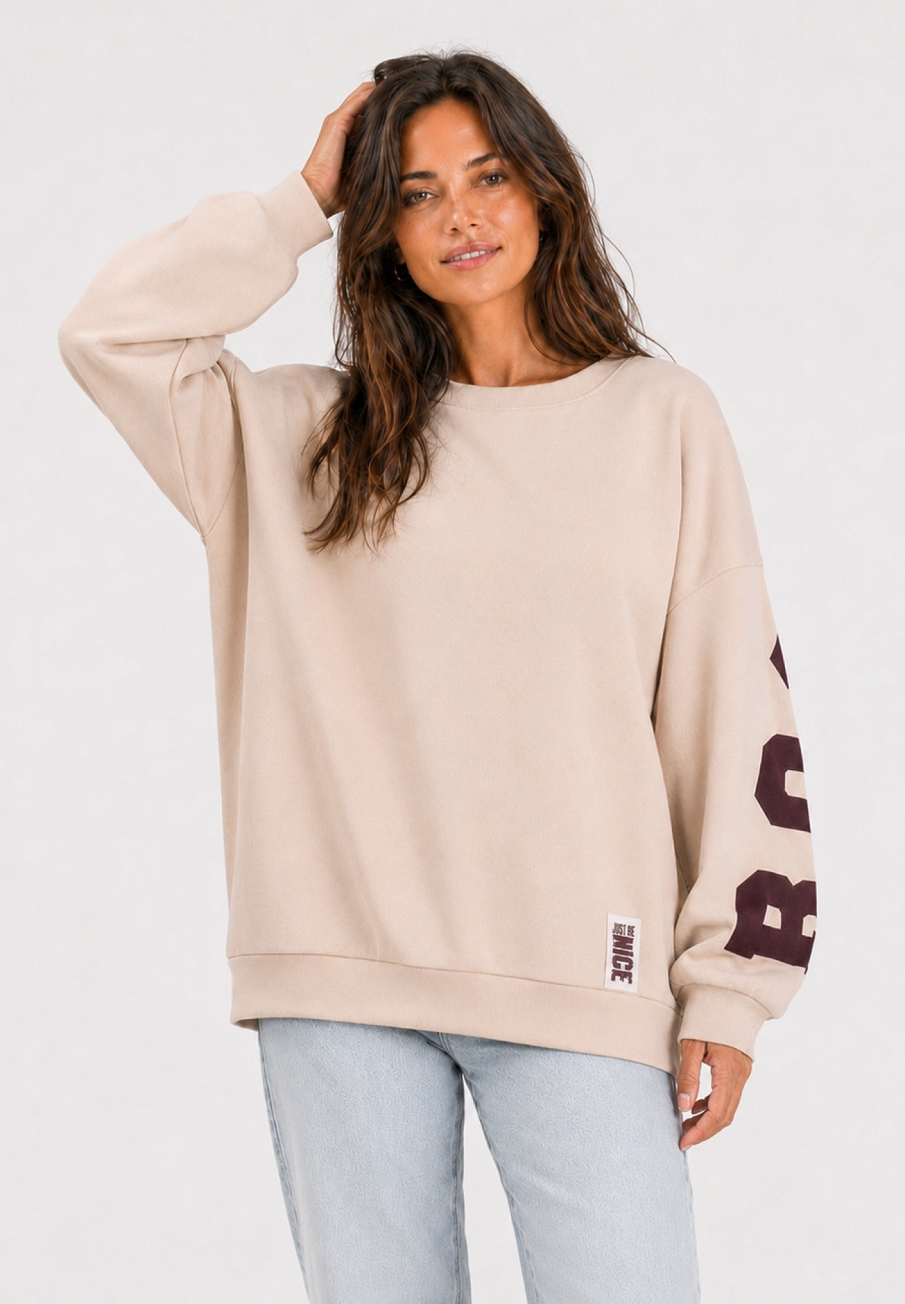 Sweatshirt WSW ROCKSTAR round