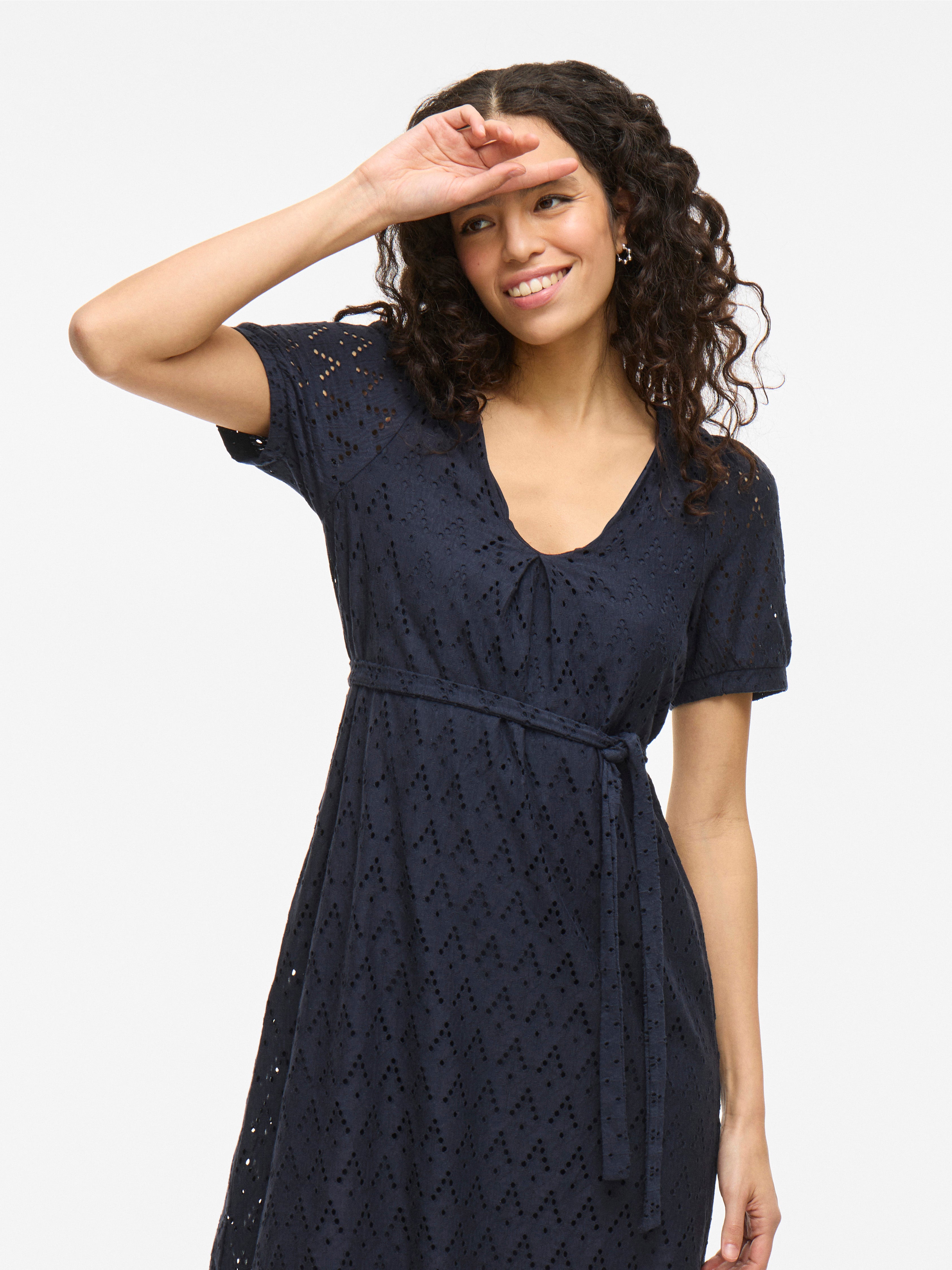 VILA Kleider Navy Blazer