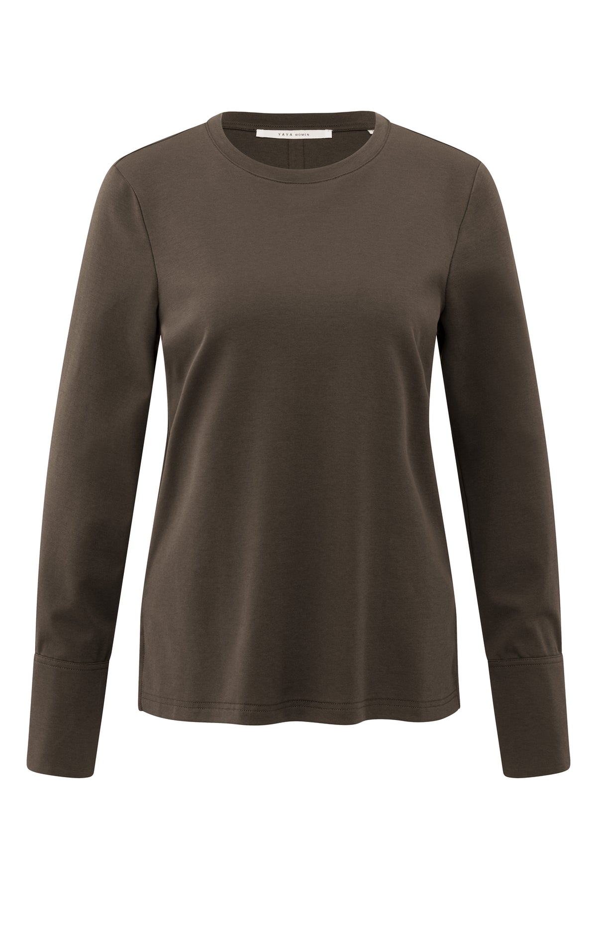 Longsleeve mit gewebten Bündchen