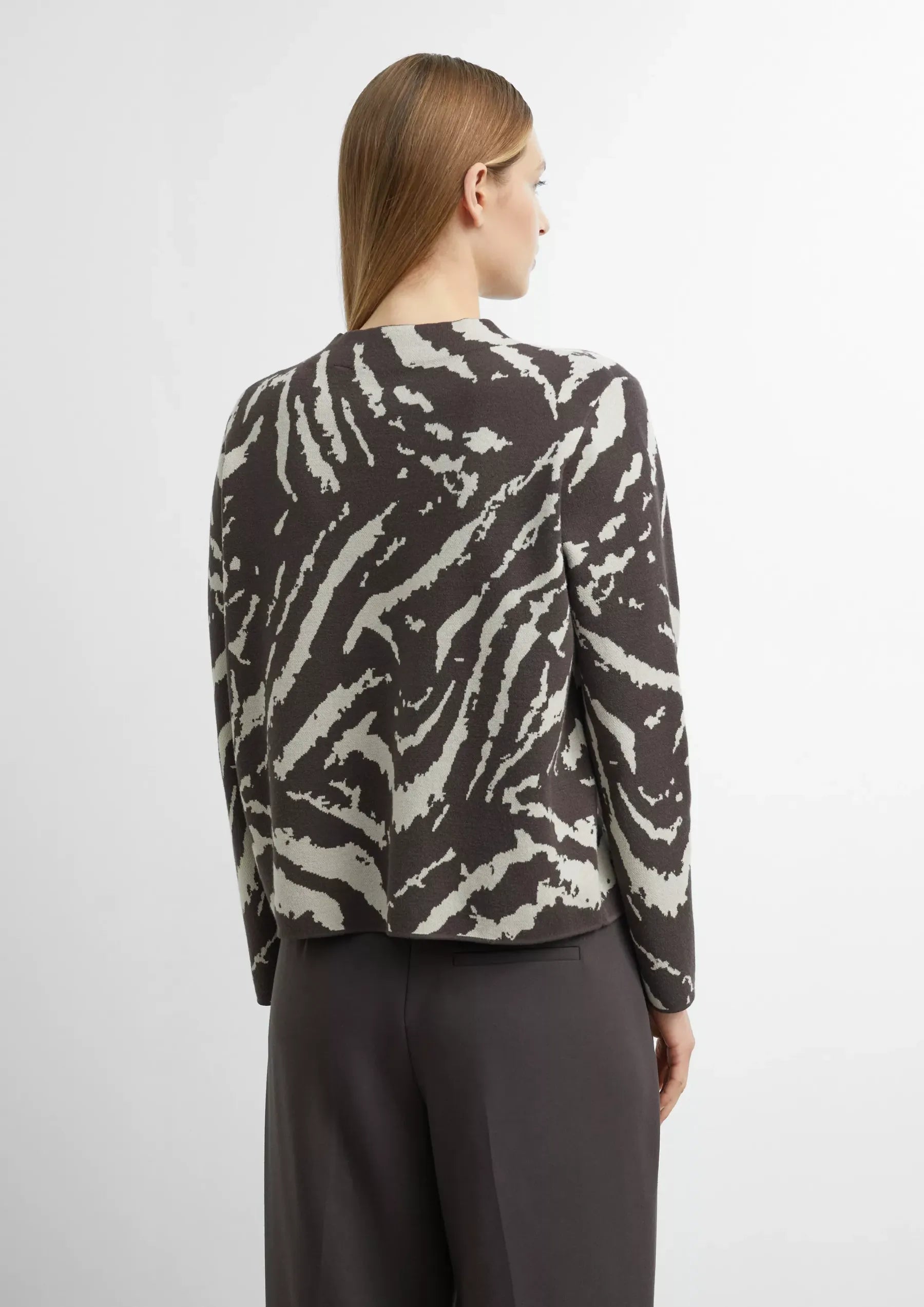 Comma Strickpullover Brown