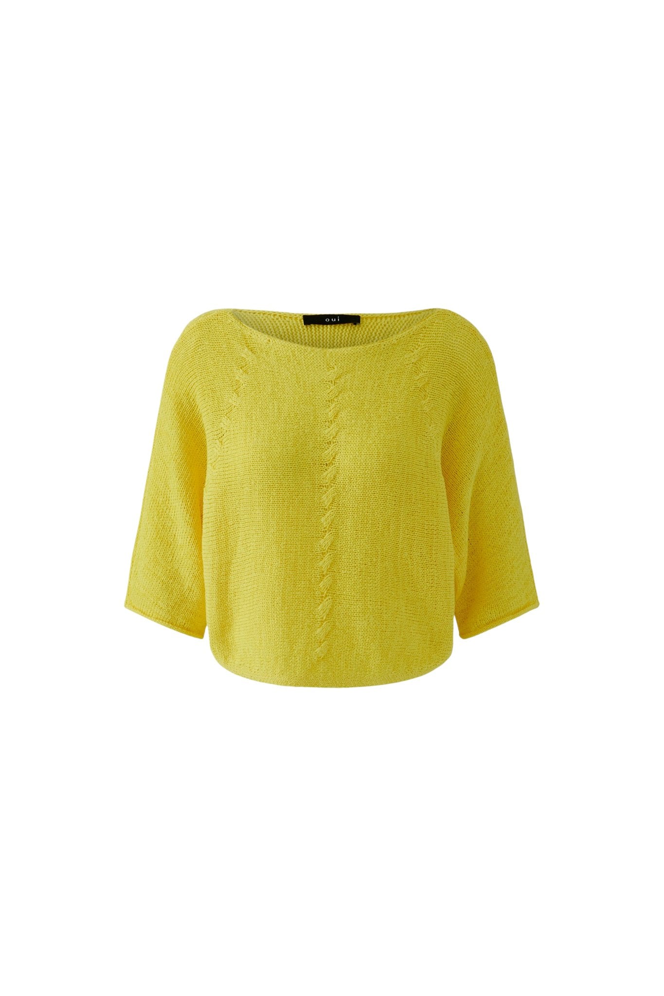 Pullover mit Zopfstrickmuster