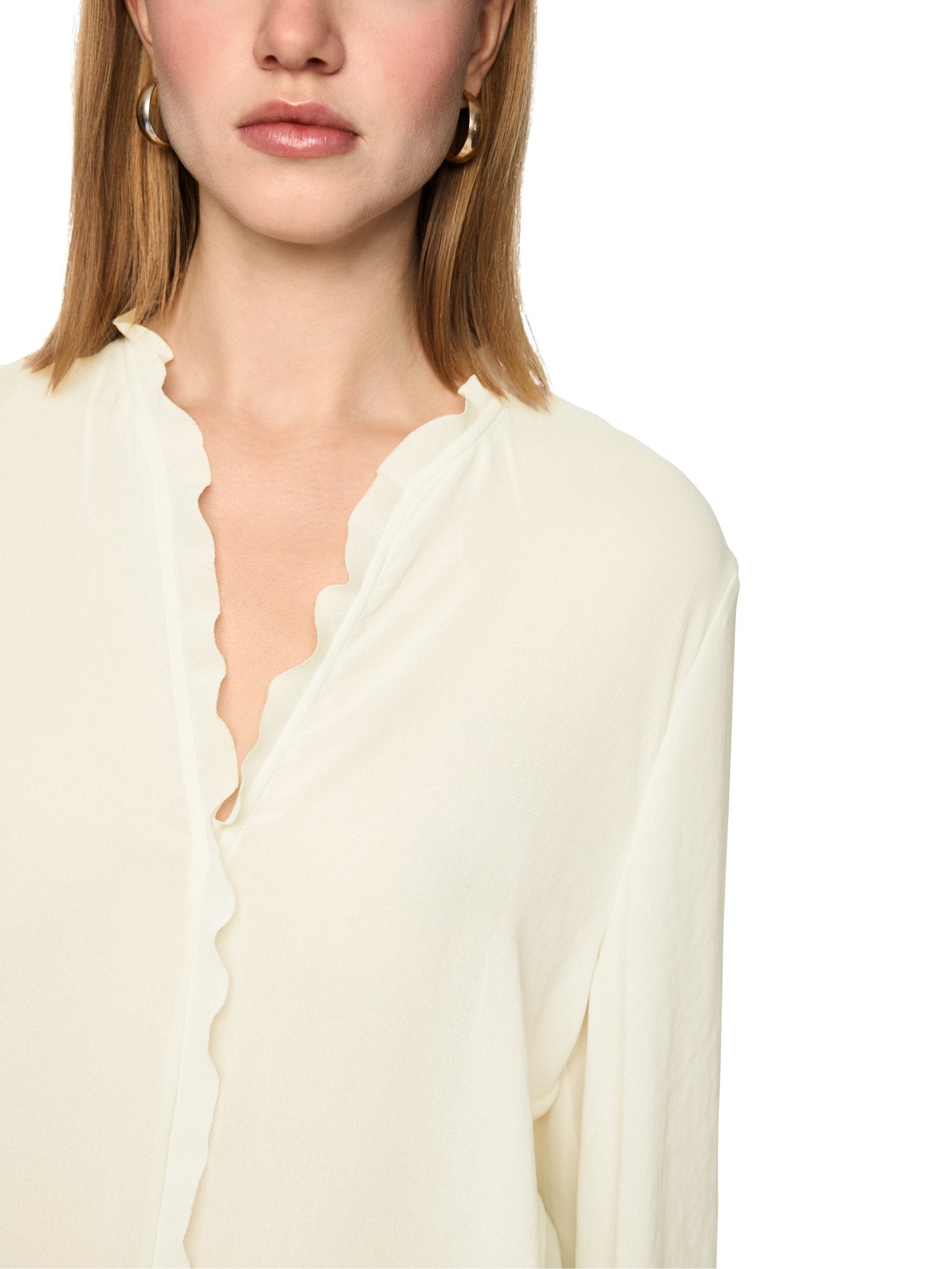 MarcCain Collections Blusen Bright Ecru