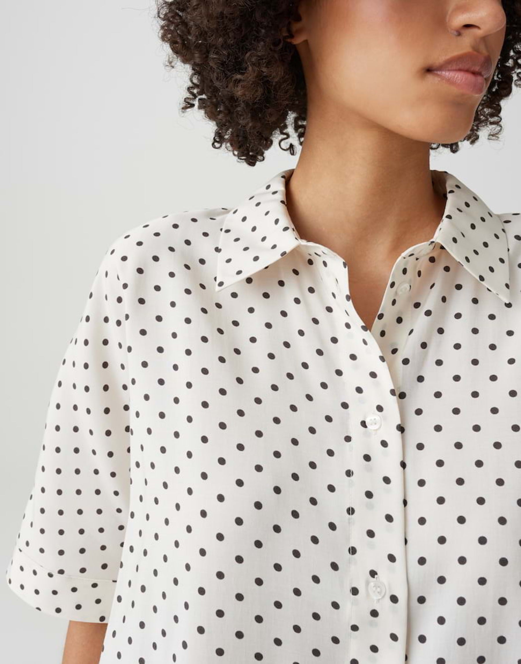 Kurzarm Bluse Farise polkadot
