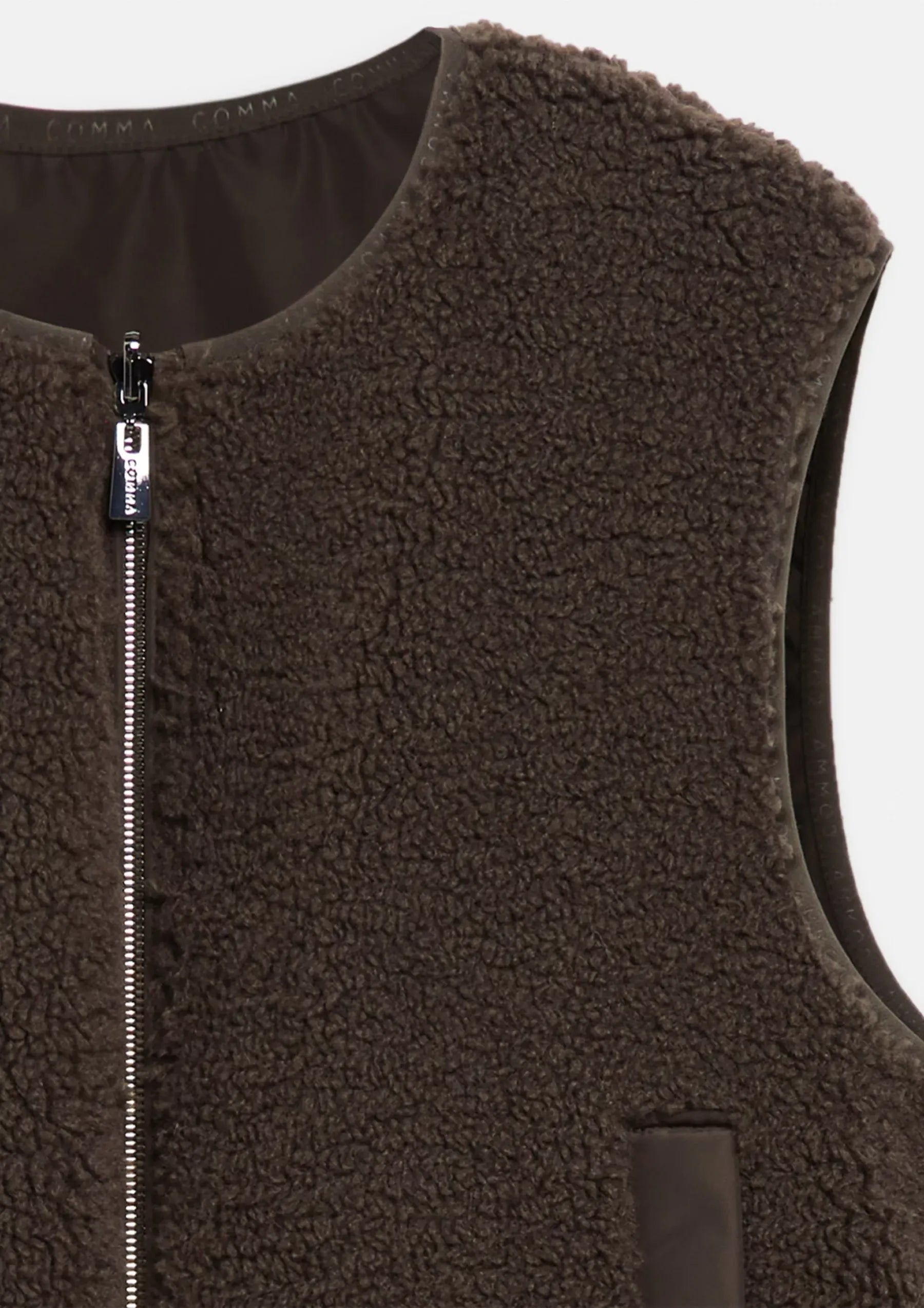 Wendeweste aus Nylon mit Teddy