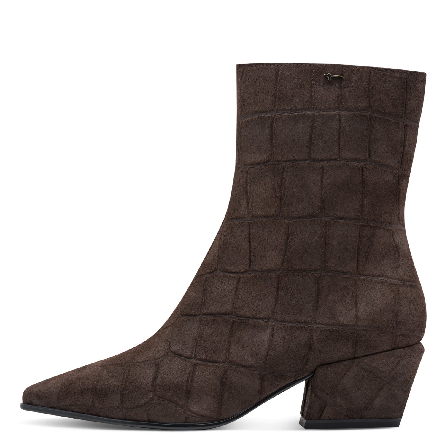 Stiefelette mit Struktur