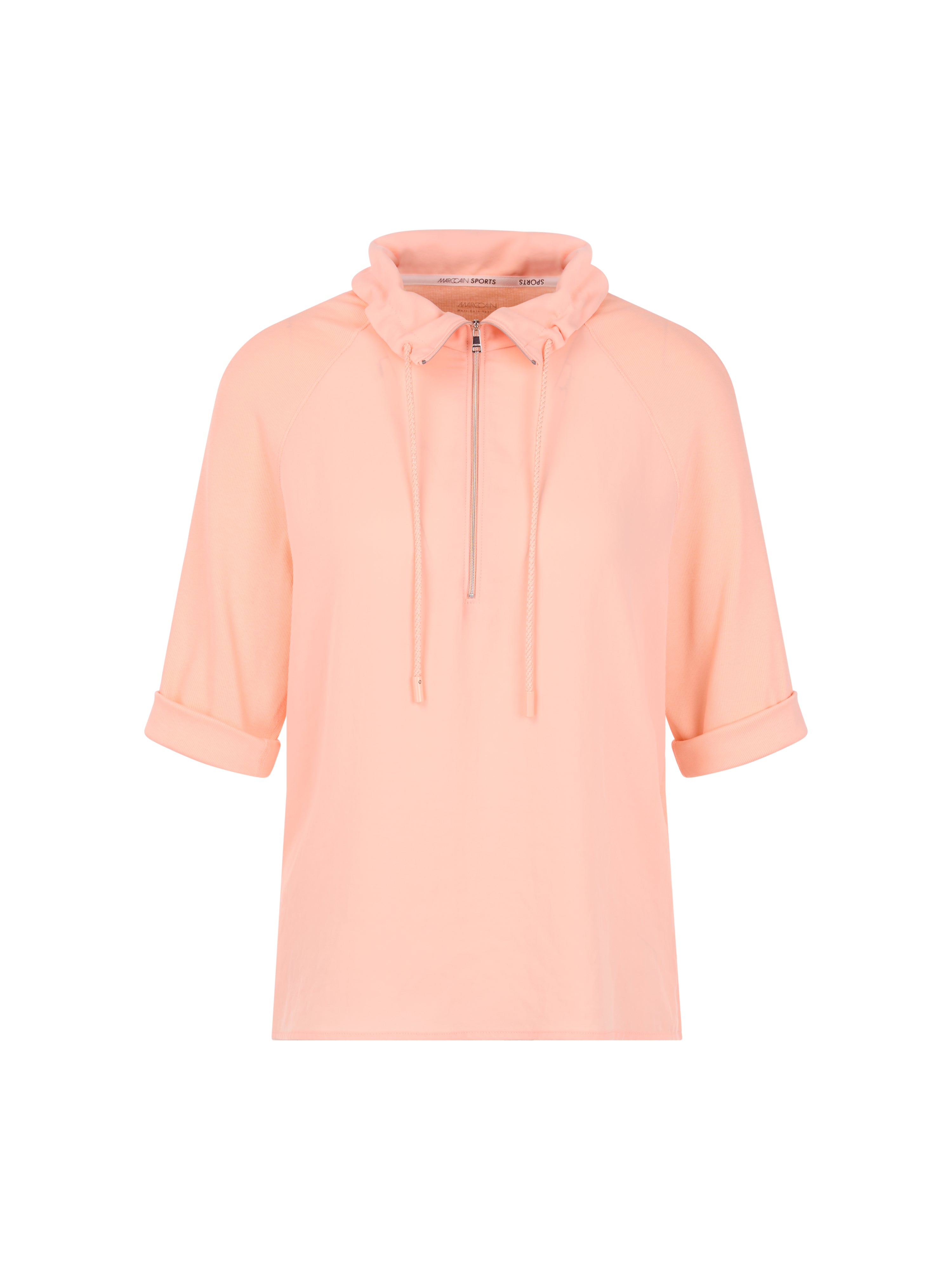 Troyer-Blusenshirt mit Feinripp