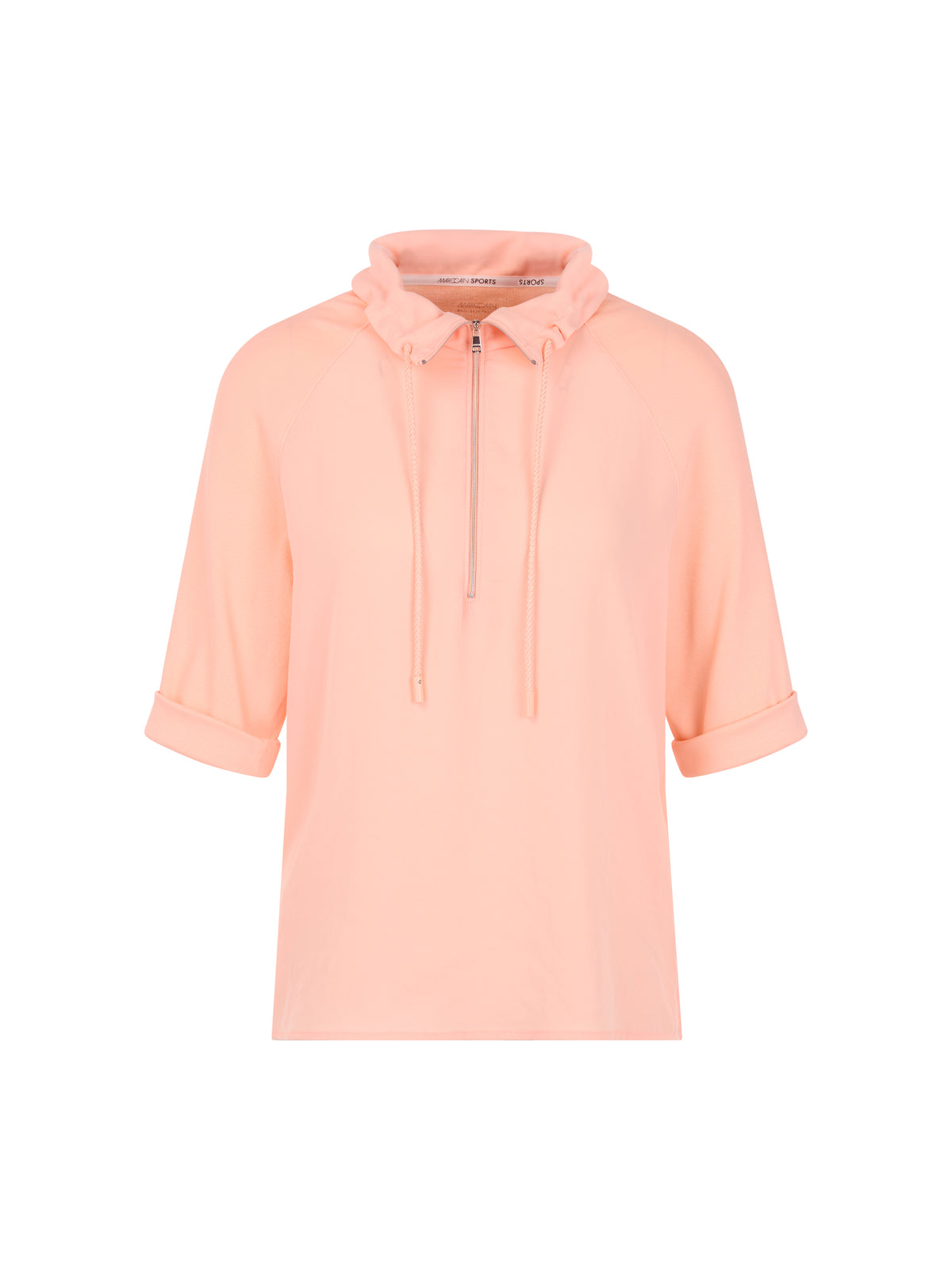 Troyer-Blusenshirt mit Feinripp