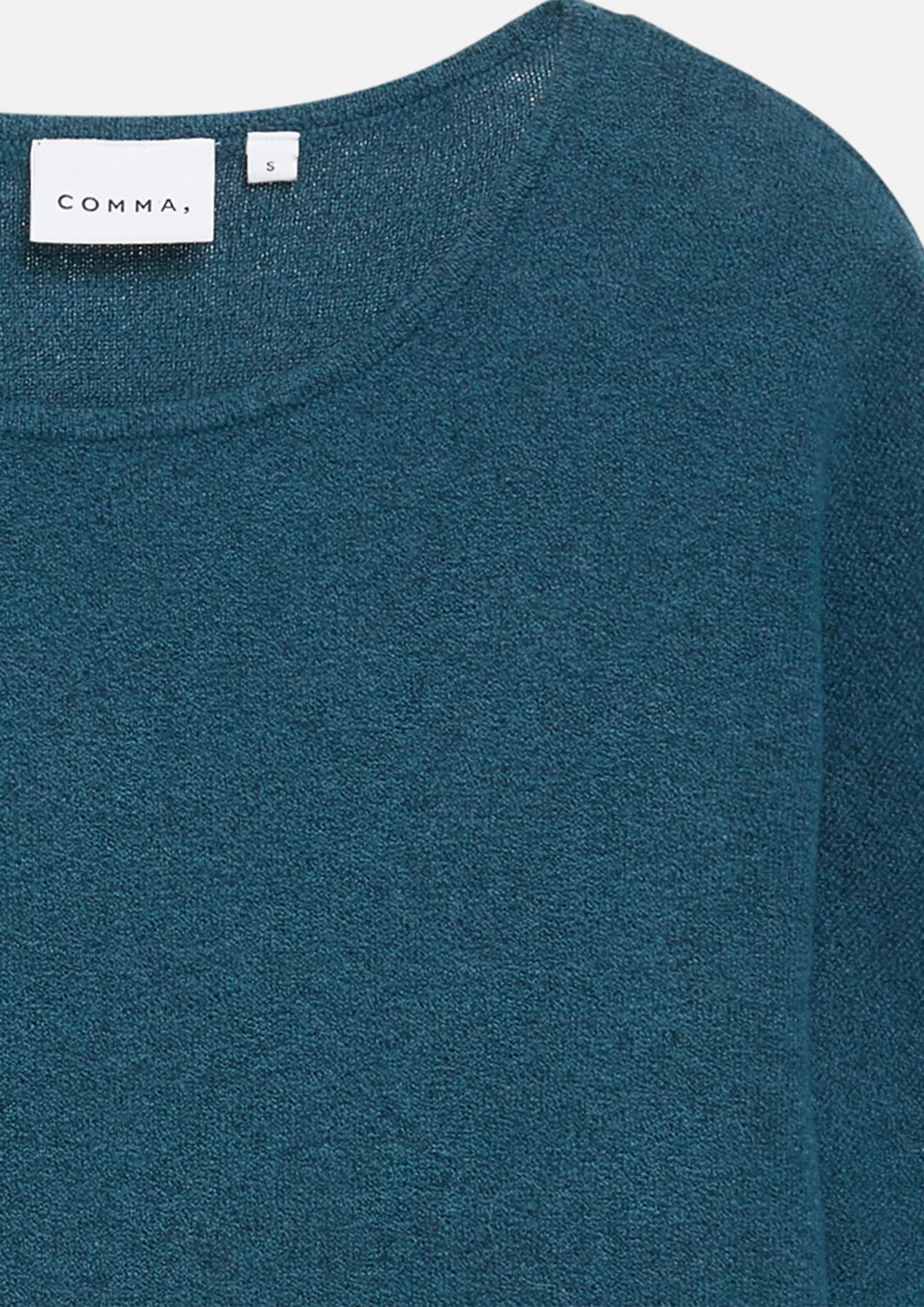 Strickpullover mit U-Bootausschnitt