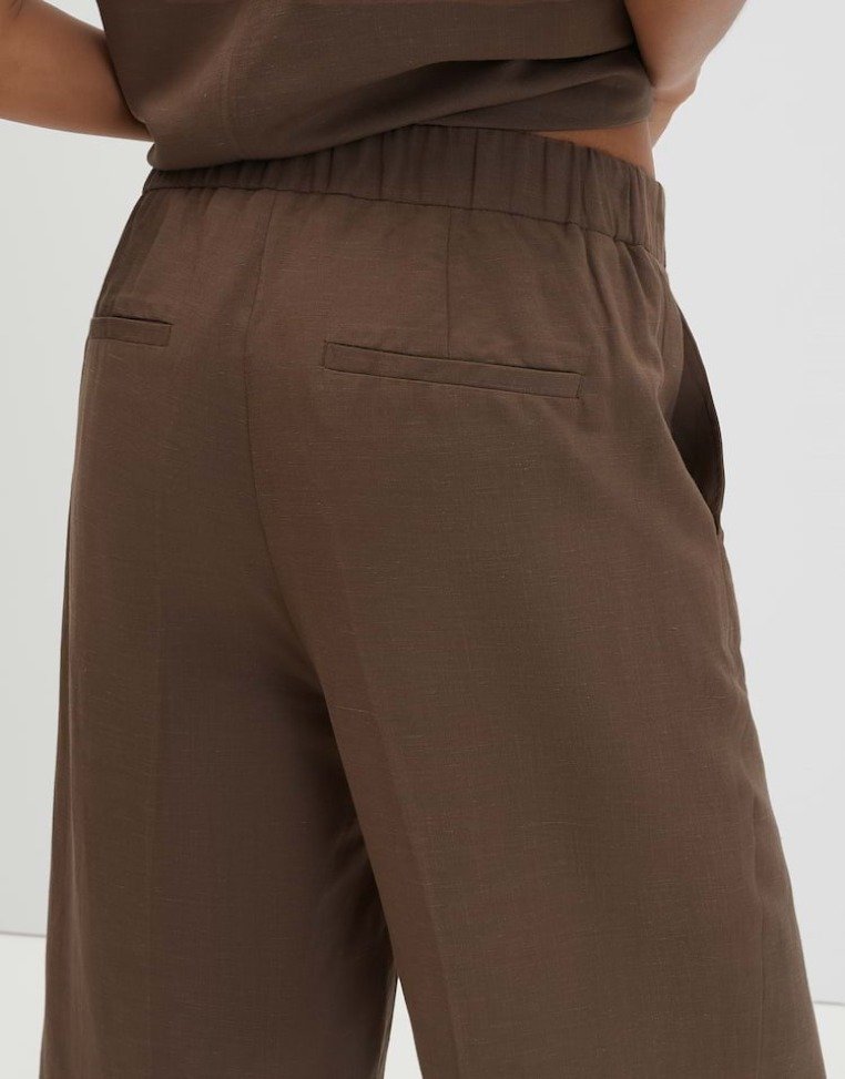 Culotte CELINO CROPPED LINEN