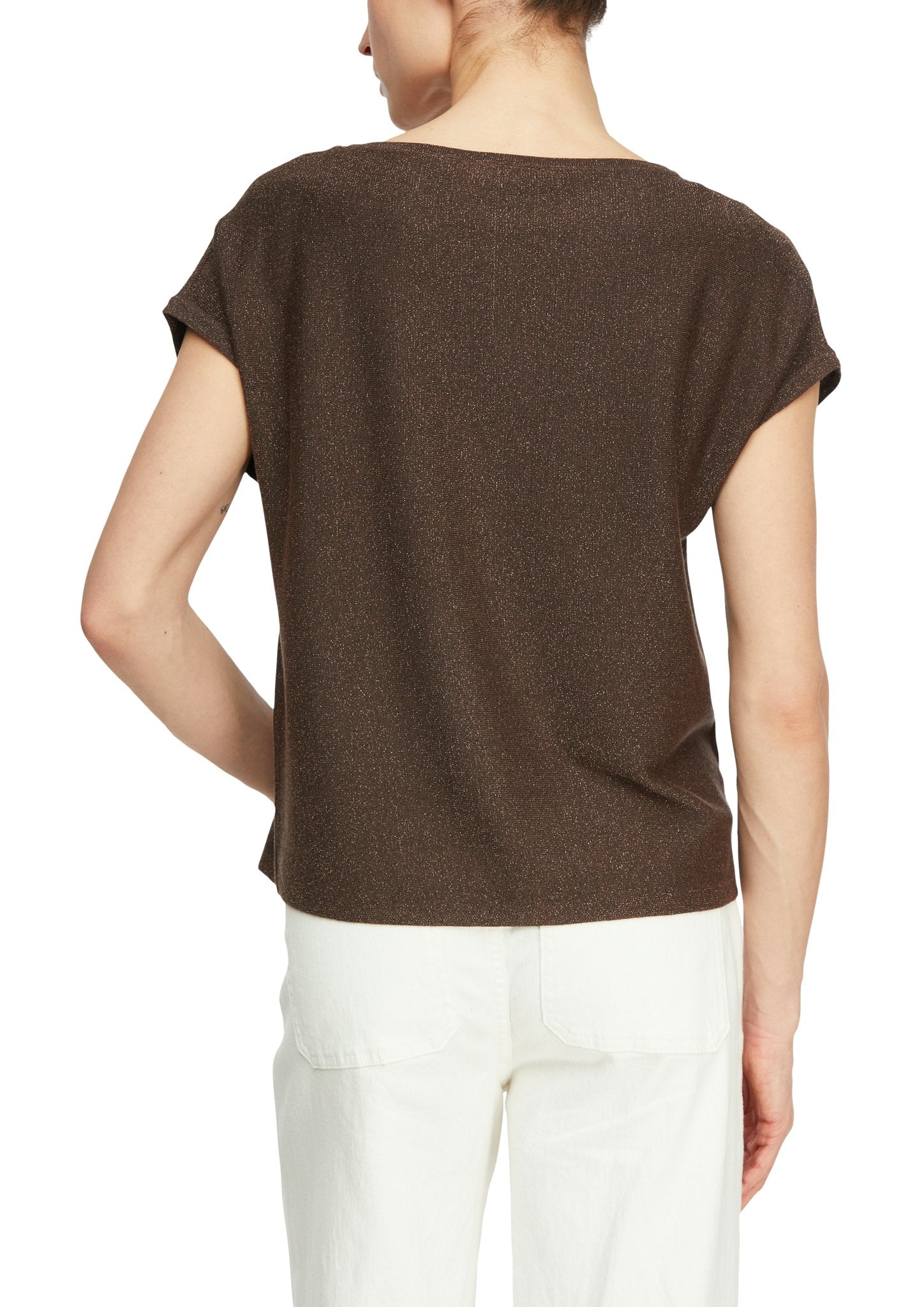 Comma Strickpullover Brown