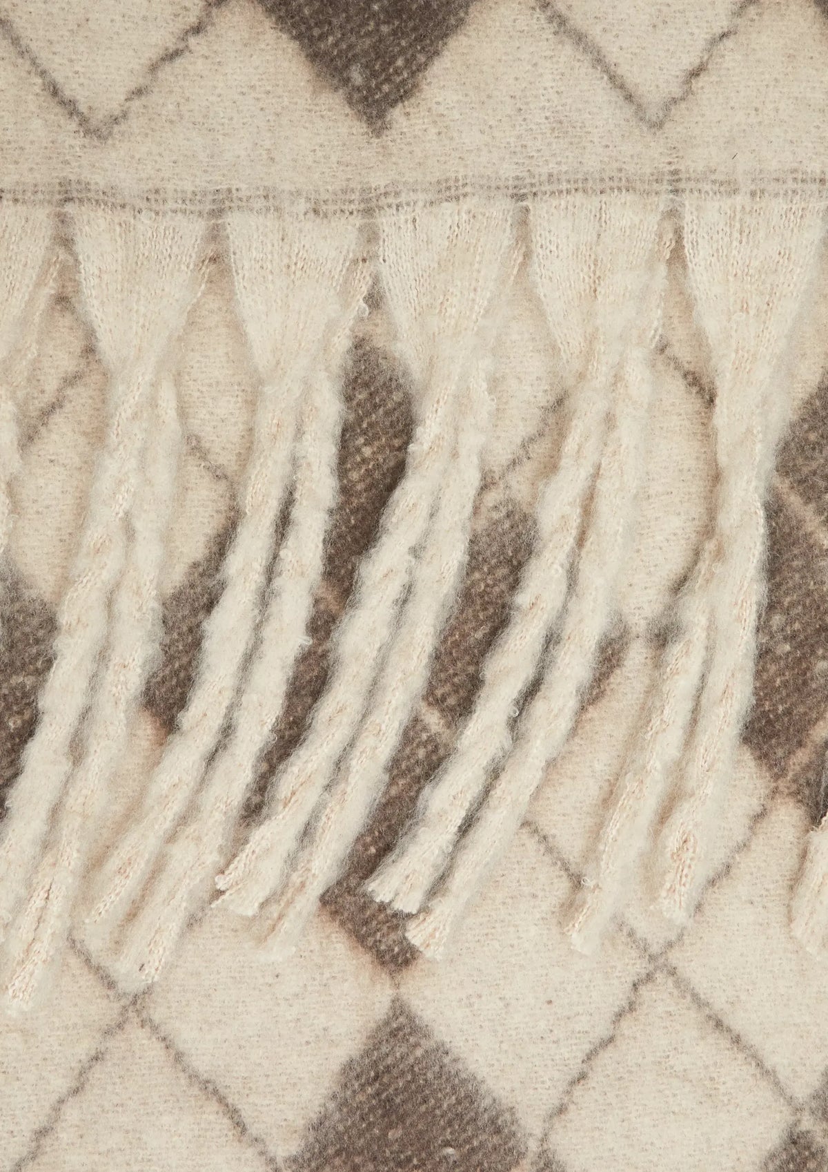 Schal mit Argyle-Muster