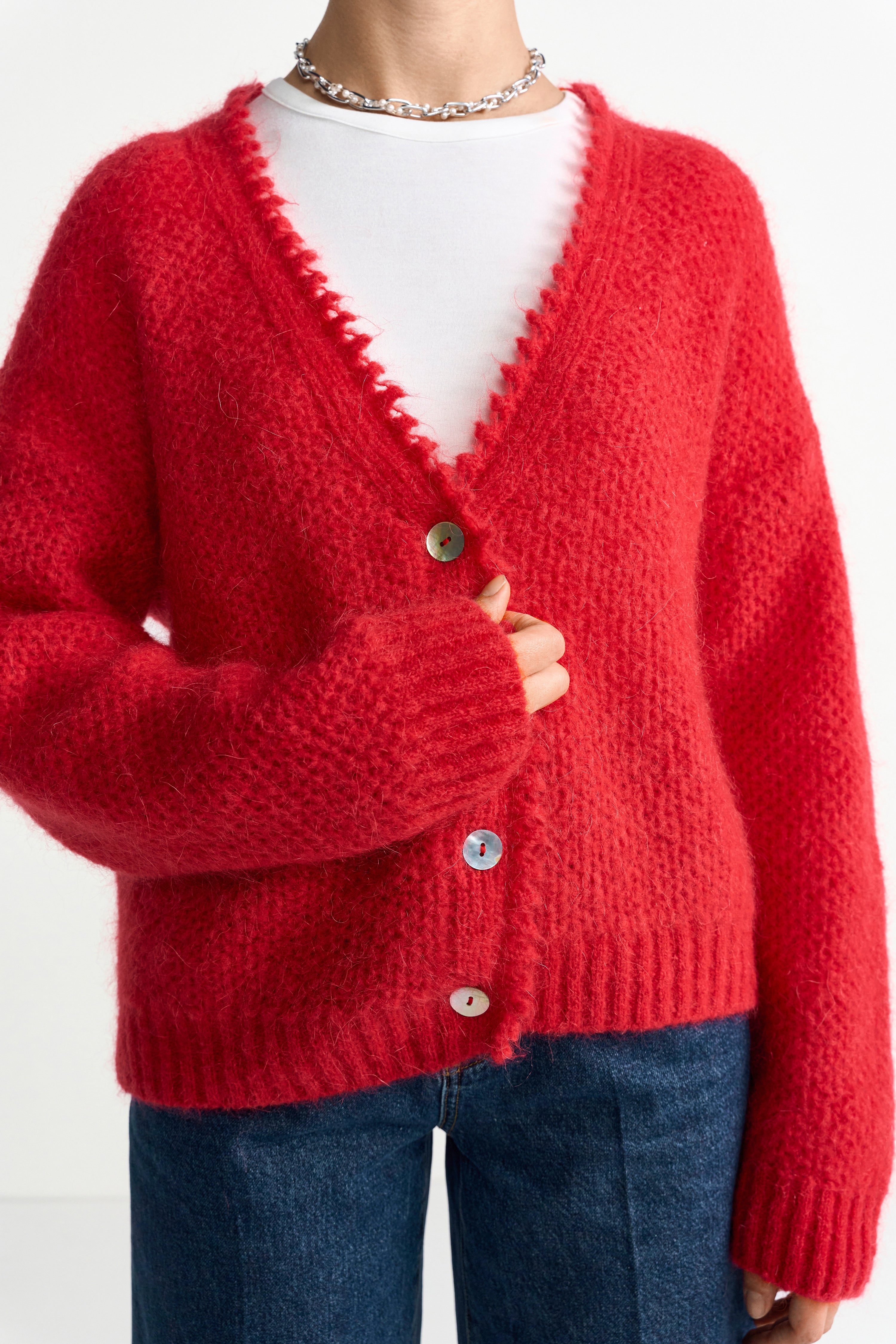 Rich & Royal Strickpullover Holiday Red
